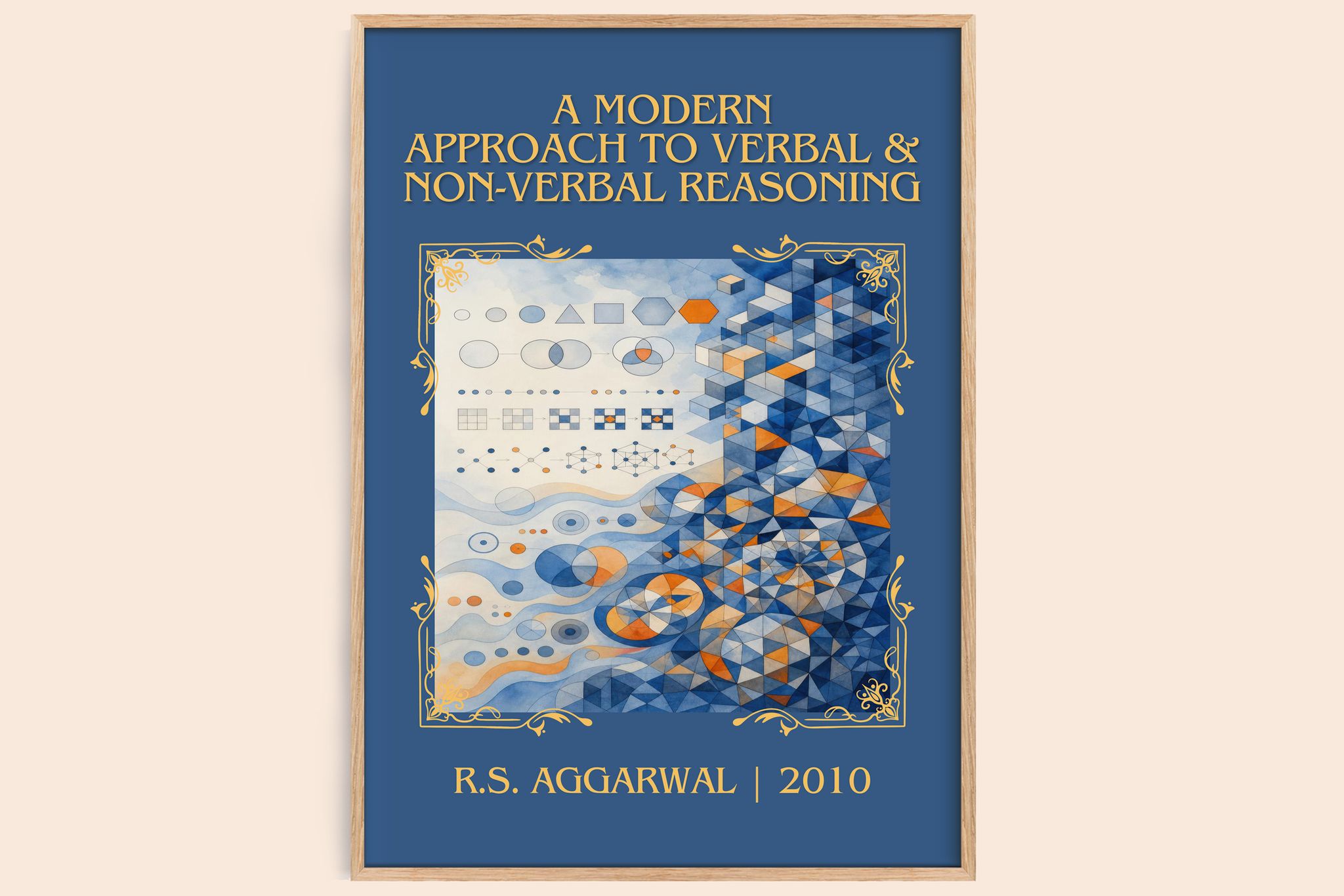A Modern Approach to Verbal & Non-Verbal Reasoning Classic Book Art Print by R.S. Aggarwal