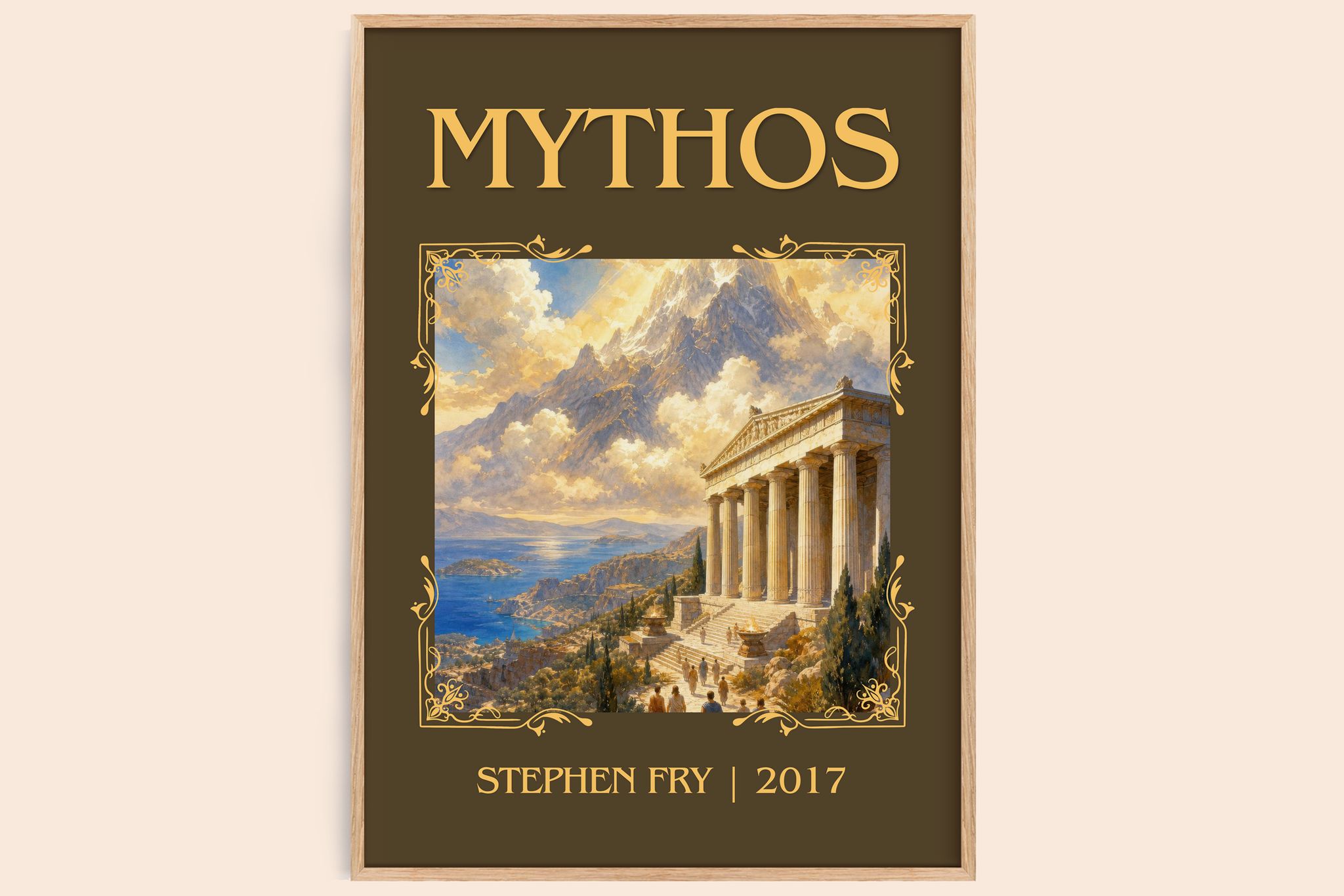 Mythos Classic Book Art Print by Stephen Fry