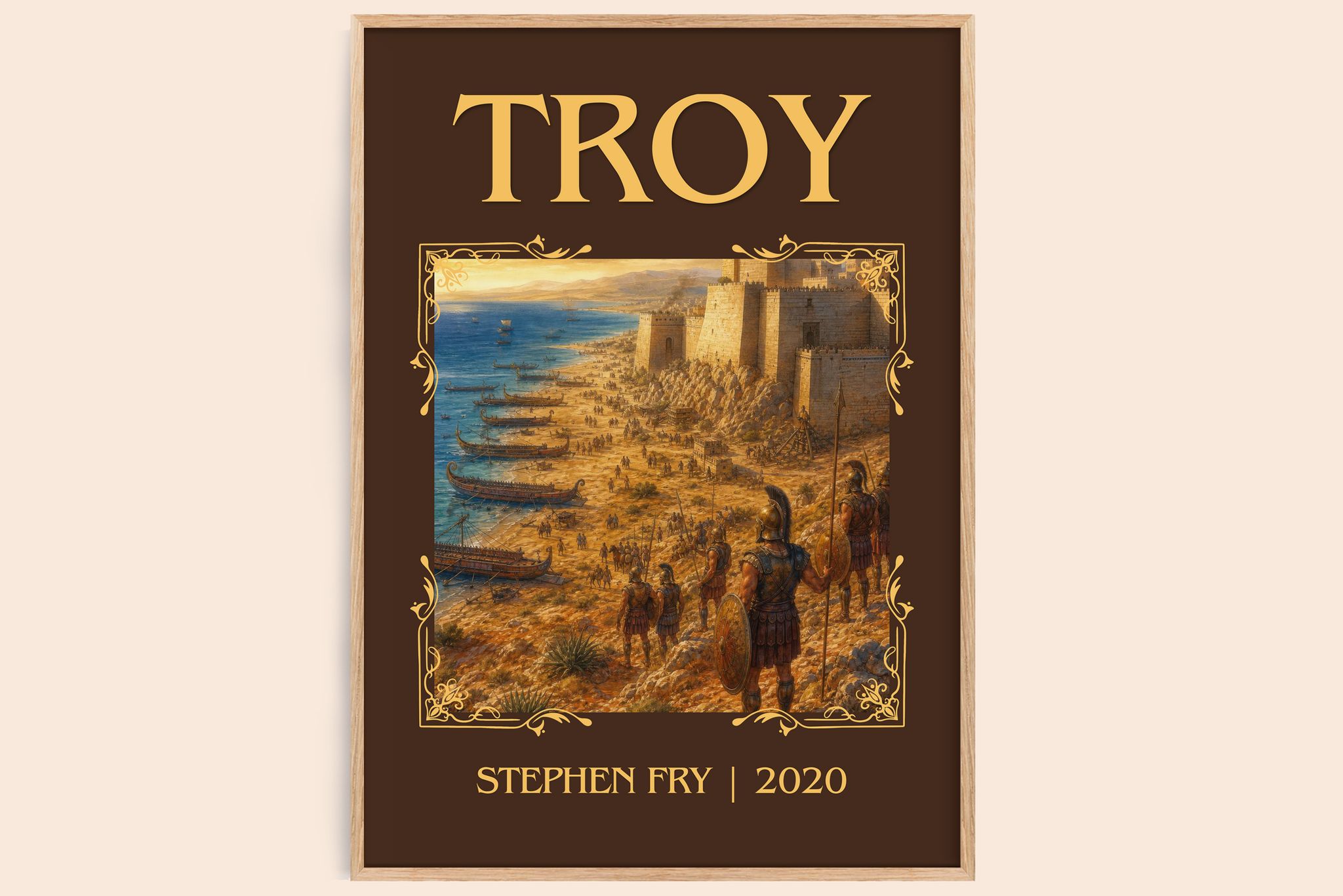 Troy Classic Book Art Print by Stephen Fry