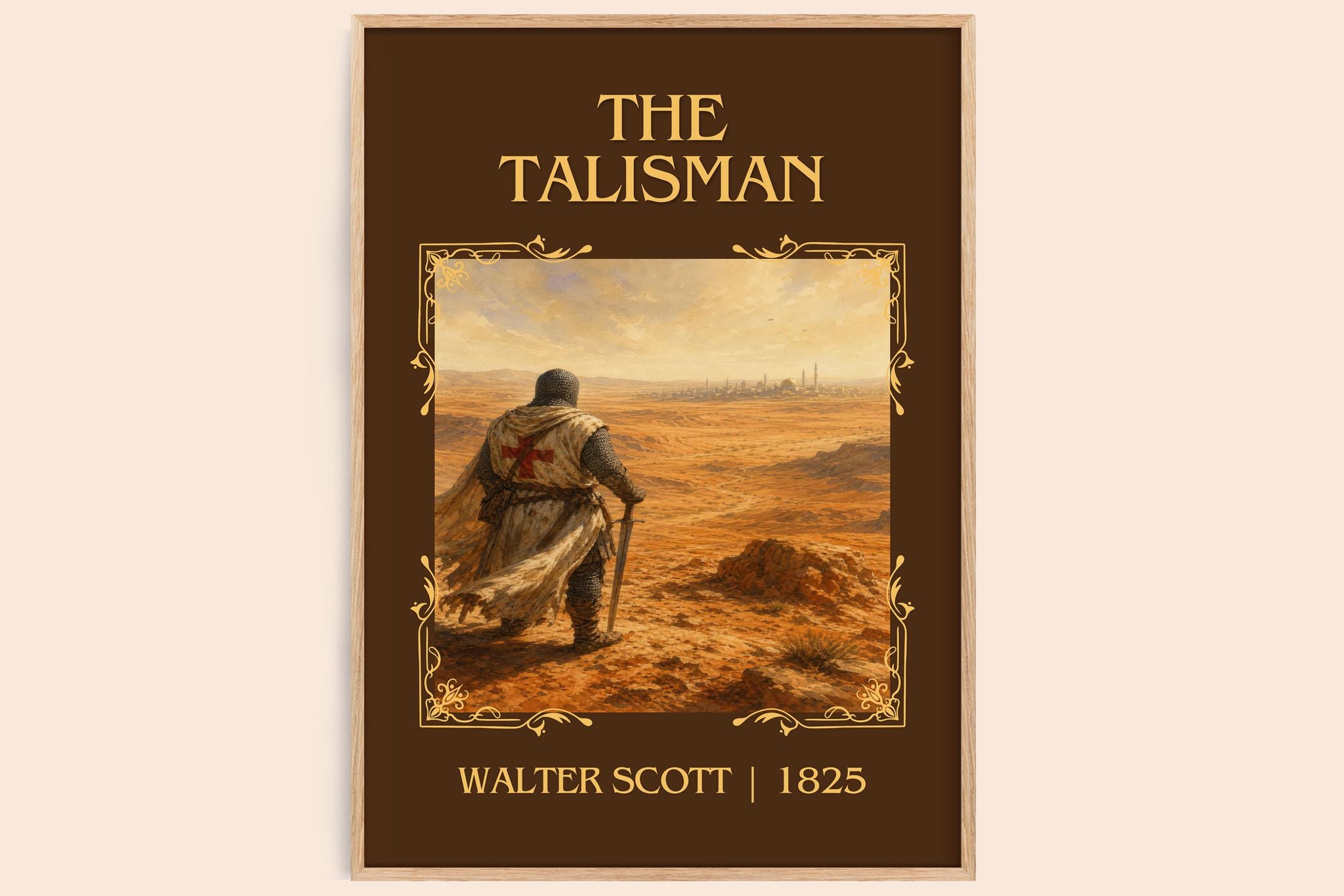 The Talisman Classic Book Art Print by Walter Scott