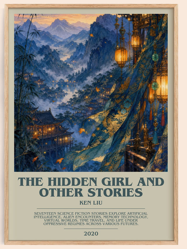 The Hidden Girl And Other Stories Bookish Wall Art by Ken Liu