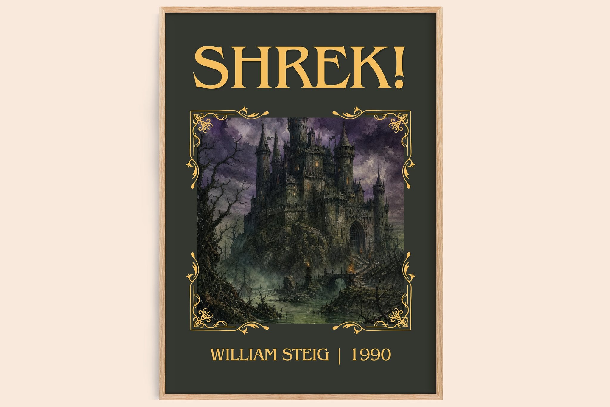 Shrek! Classic Book Art Print by William Steig