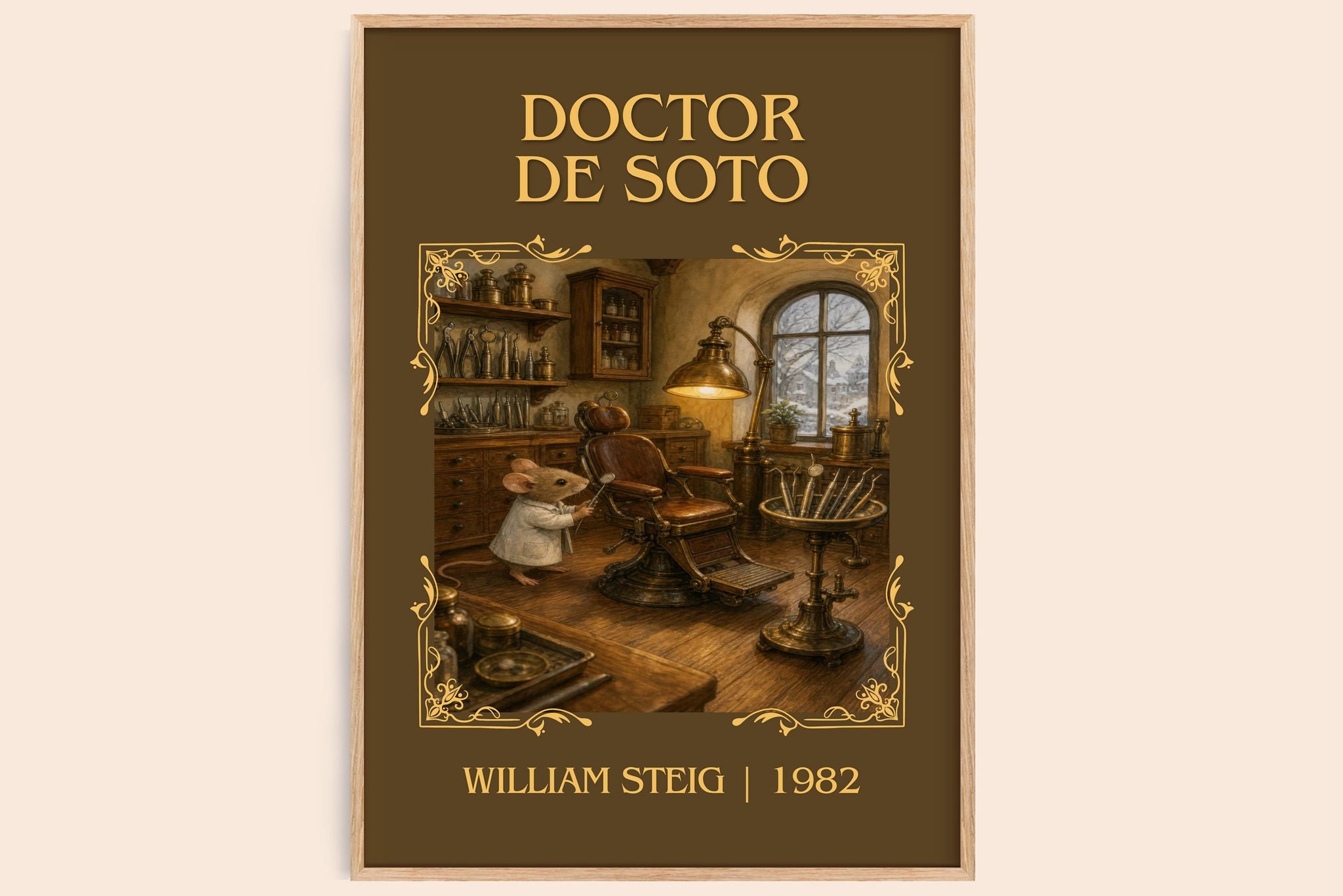 Doctor De Soto Classic Book Art Print by William Steig