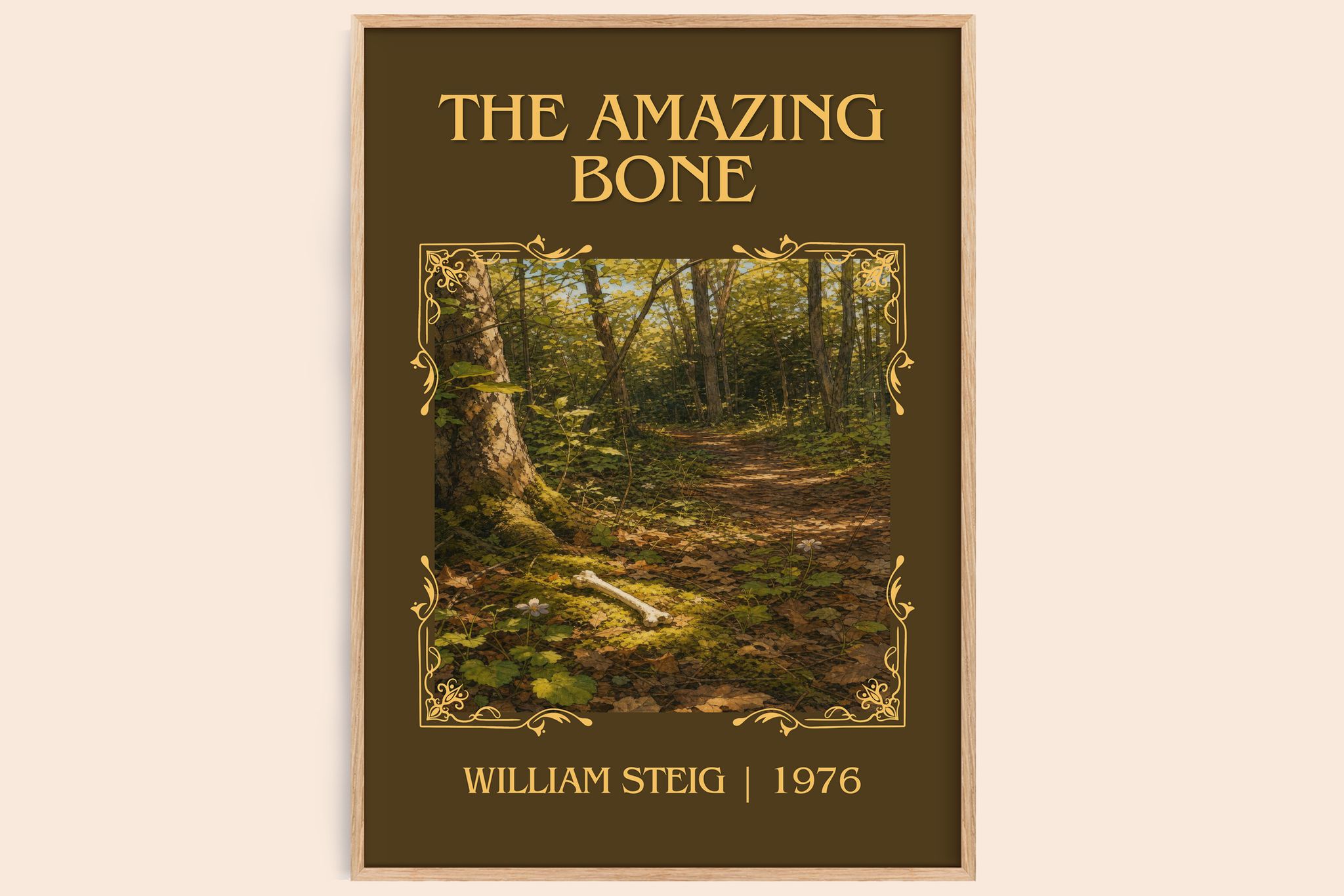 The amazing bone Classic Book Art Print by William Steig