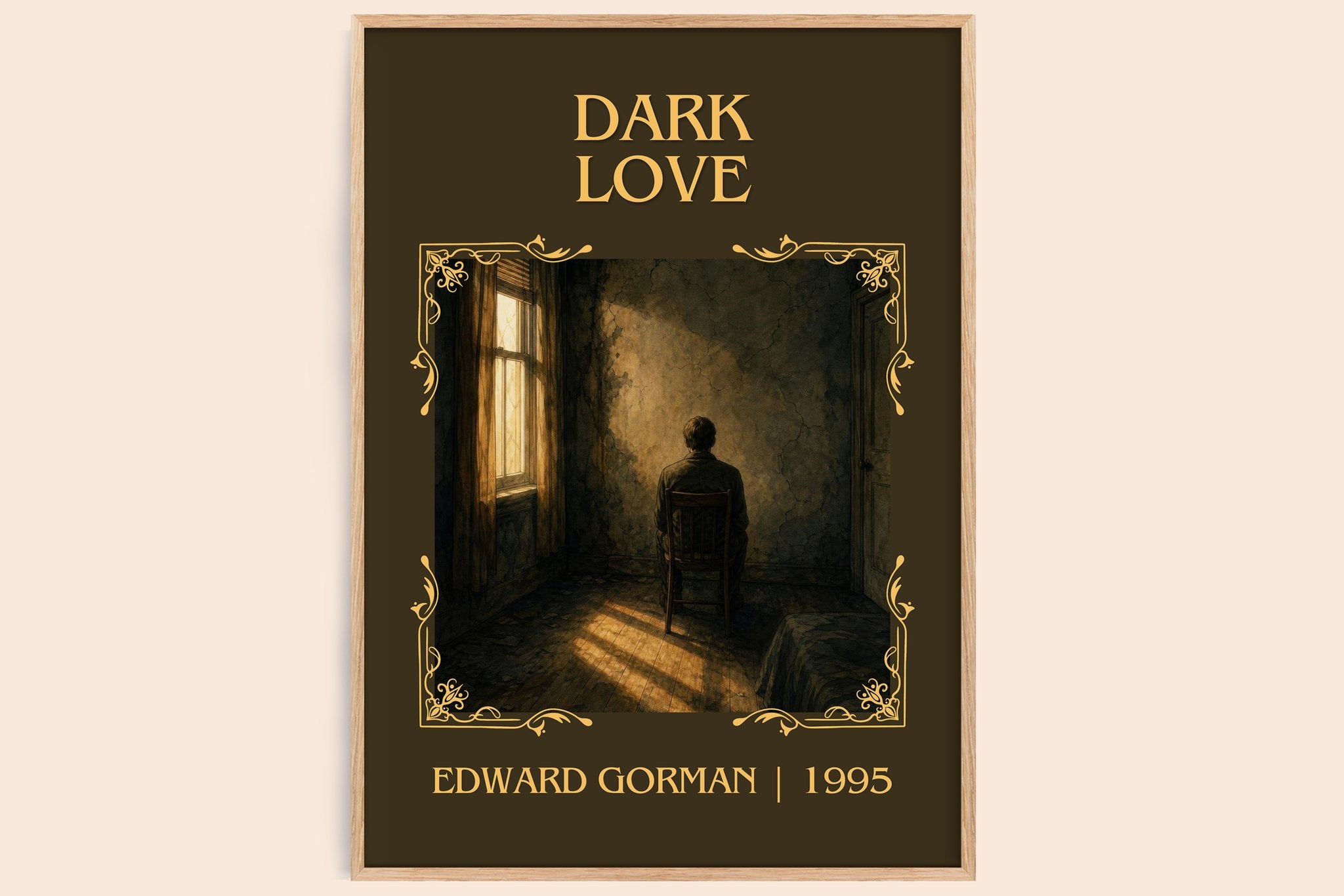 Dark Love Classic Book Art Print by Edward Gorman