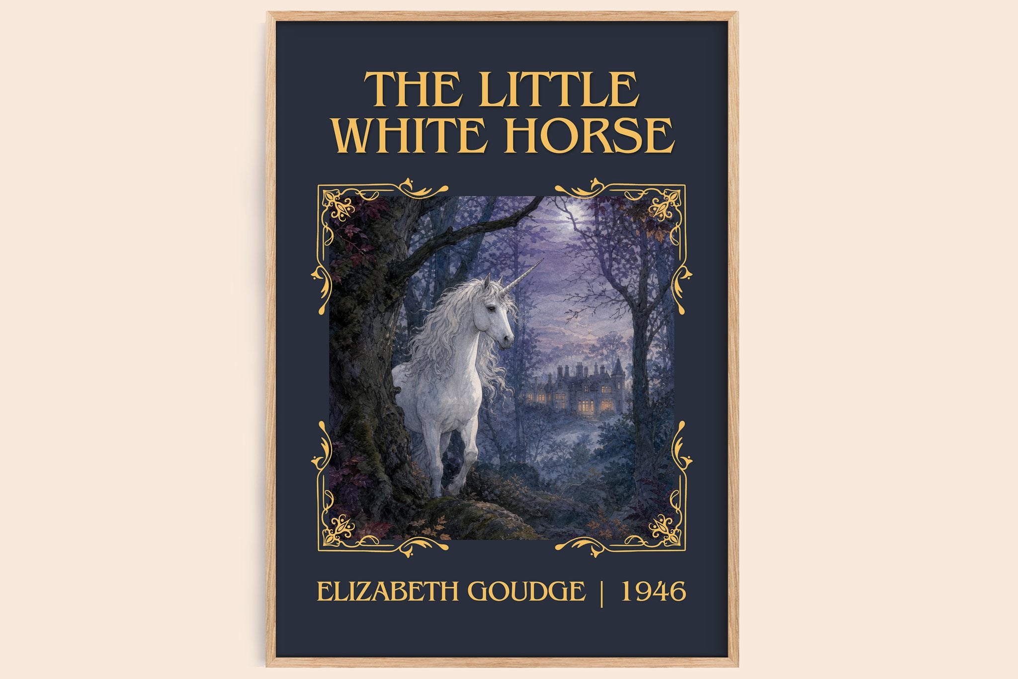 The Little White Horse Classic Book Art Print by Elizabeth Goudge