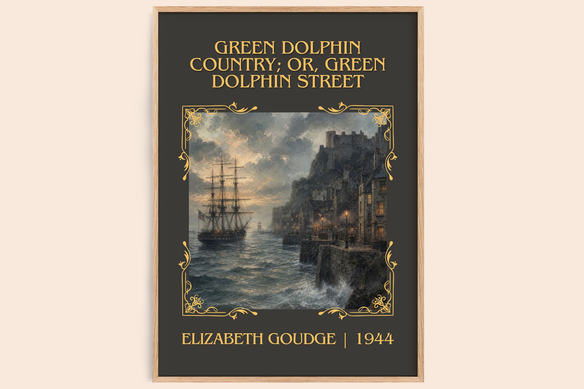 Green Dolphin Country; or, Green Dolphin Street Classic Book Art Print by Elizabeth Goudge