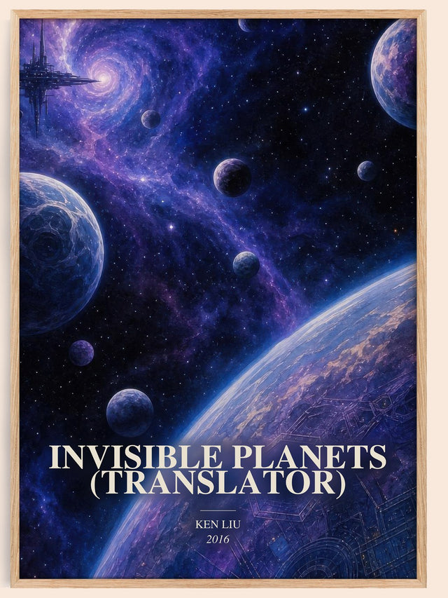 Invisible Planets (Translator) Book Watercolour Illustration by K. Liu