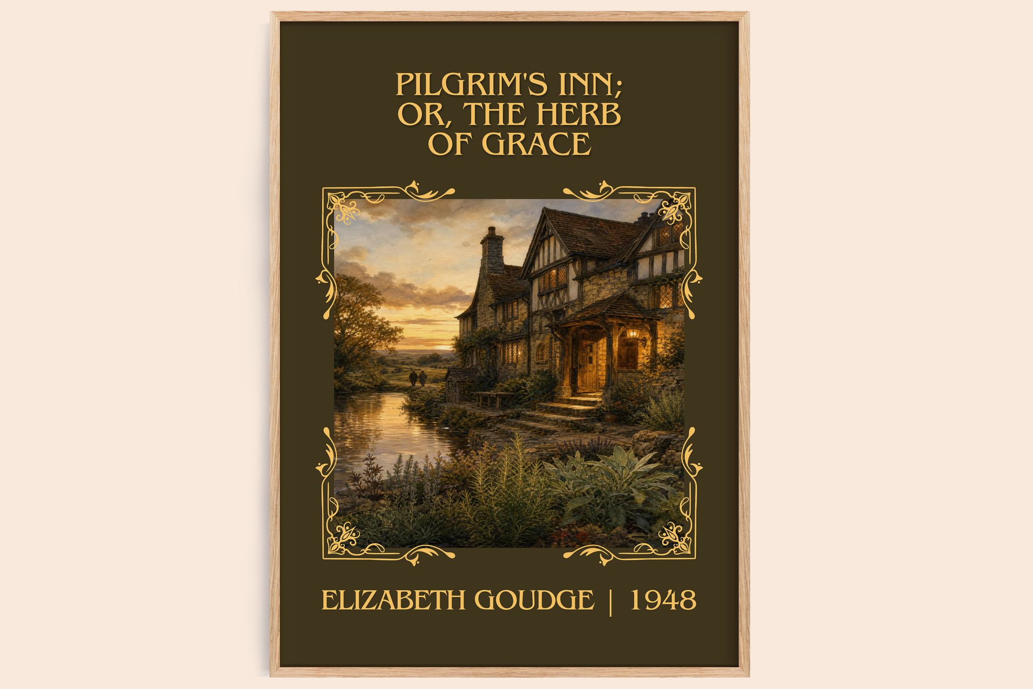Pilgrim's Inn; or, The Herb of Grace Classic Book Art Print by Elizabeth Goudge