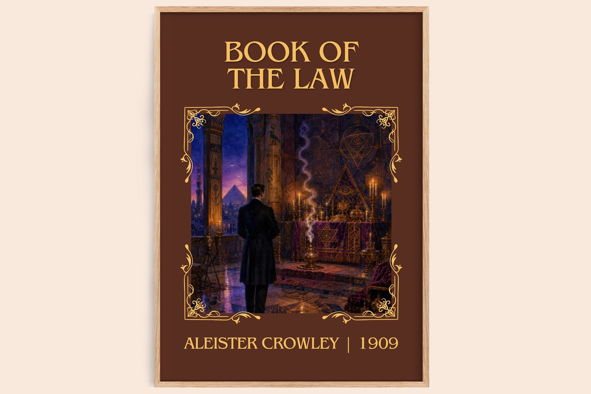Book of the Law Classic Book Art Print by Aleister Crowley