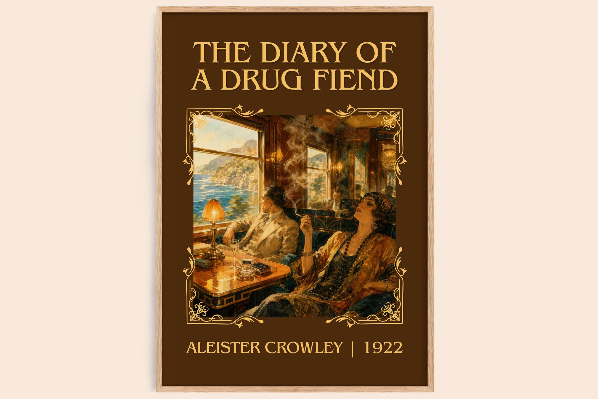 The diary of a drug fiend Classic Book Art Print by Aleister Crowley