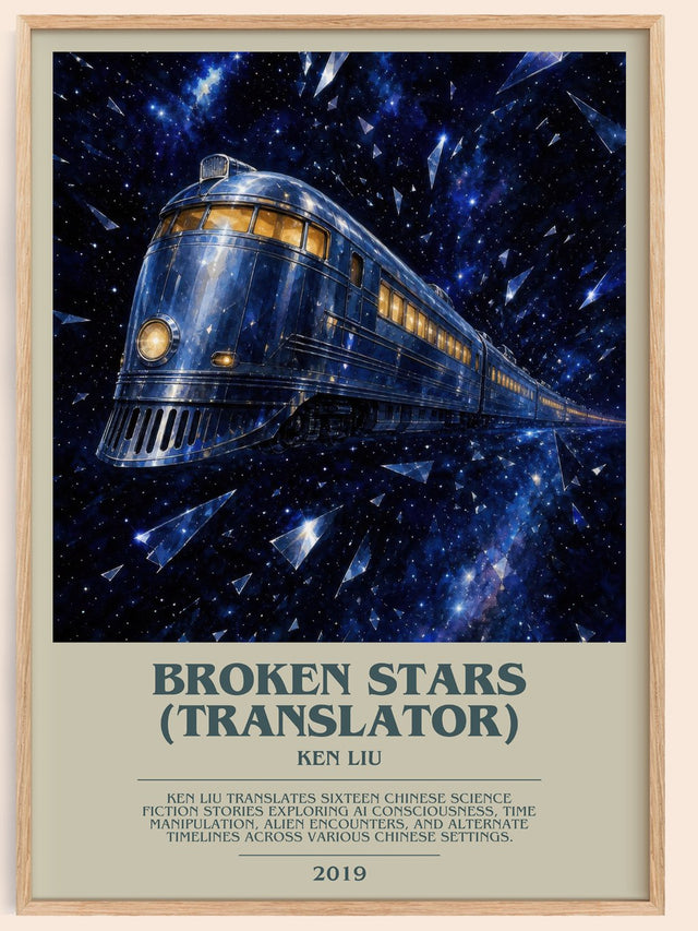 Broken Stars (Translator) Bookish Wall Art by Ken Liu