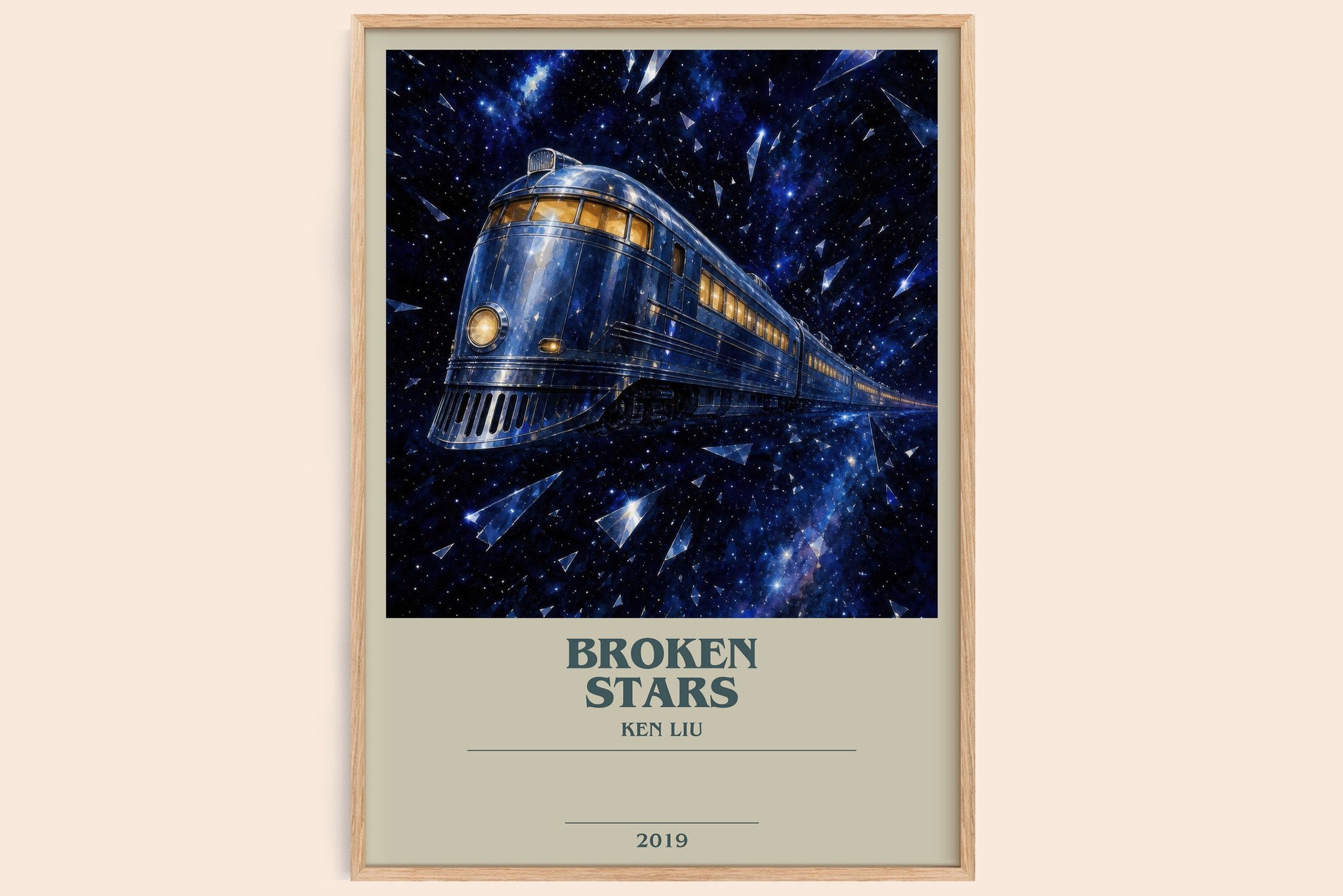 Broken Stars Bookish Wall Art by Ken Liu