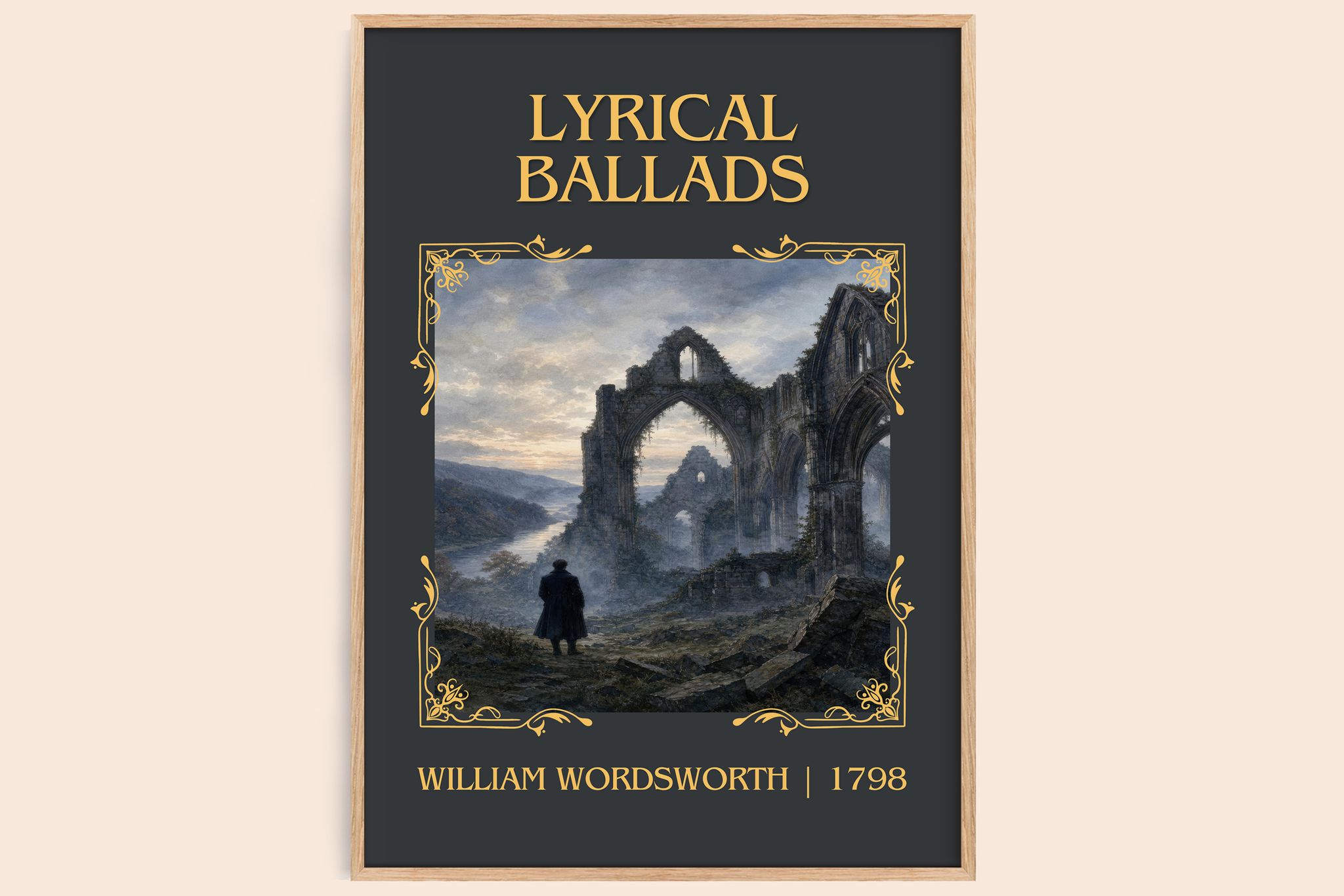 Lyrical Ballads Classic Book Art Print by William Wordsworth