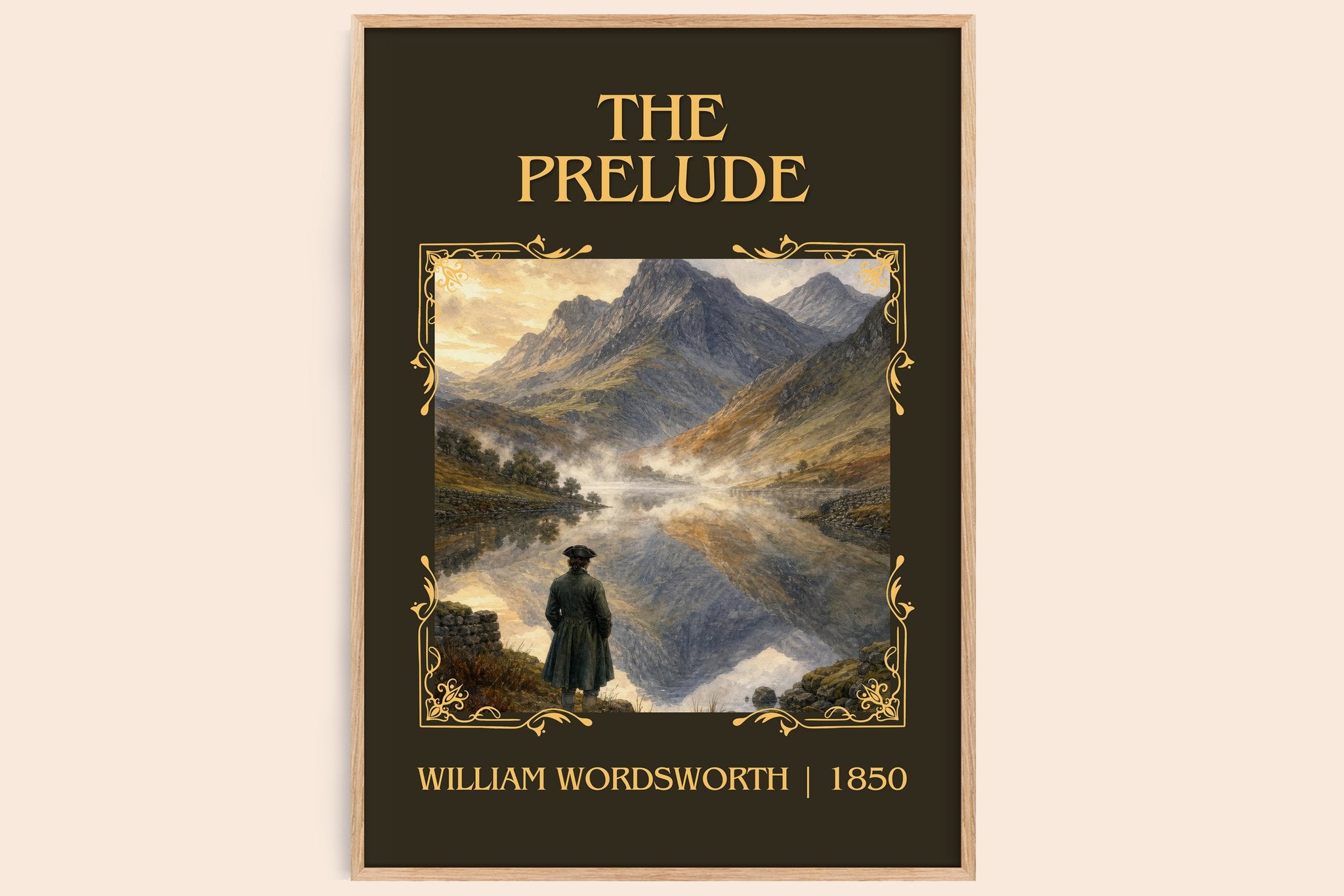 The prelude Classic Book Art Print by William Wordsworth