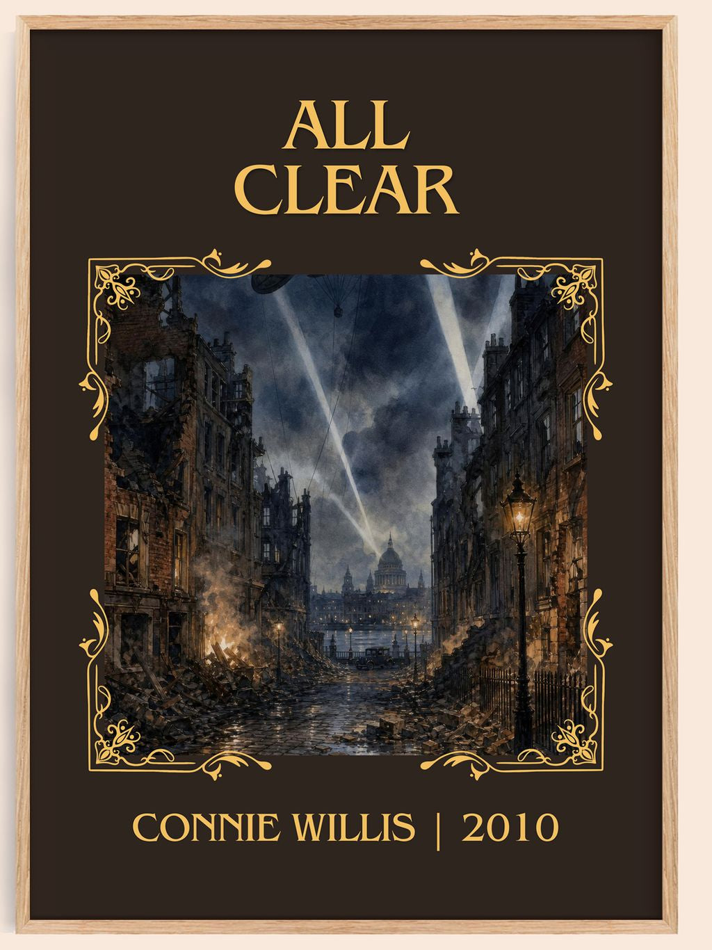 All Clear Classic Book Art Print by Connie Willis – book poster