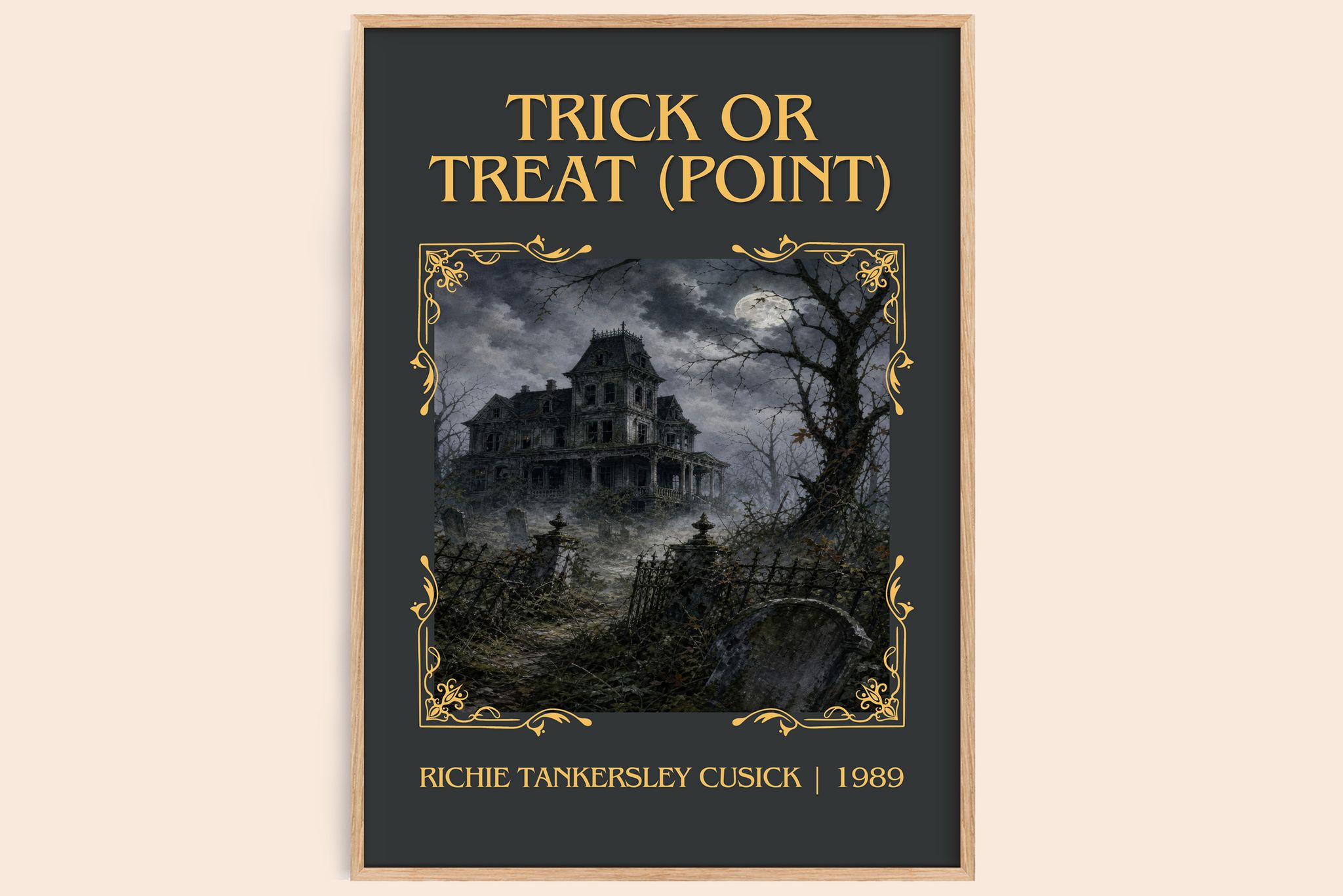 Trick or Treat (Point) Classic Book Art Print by R. Cusick