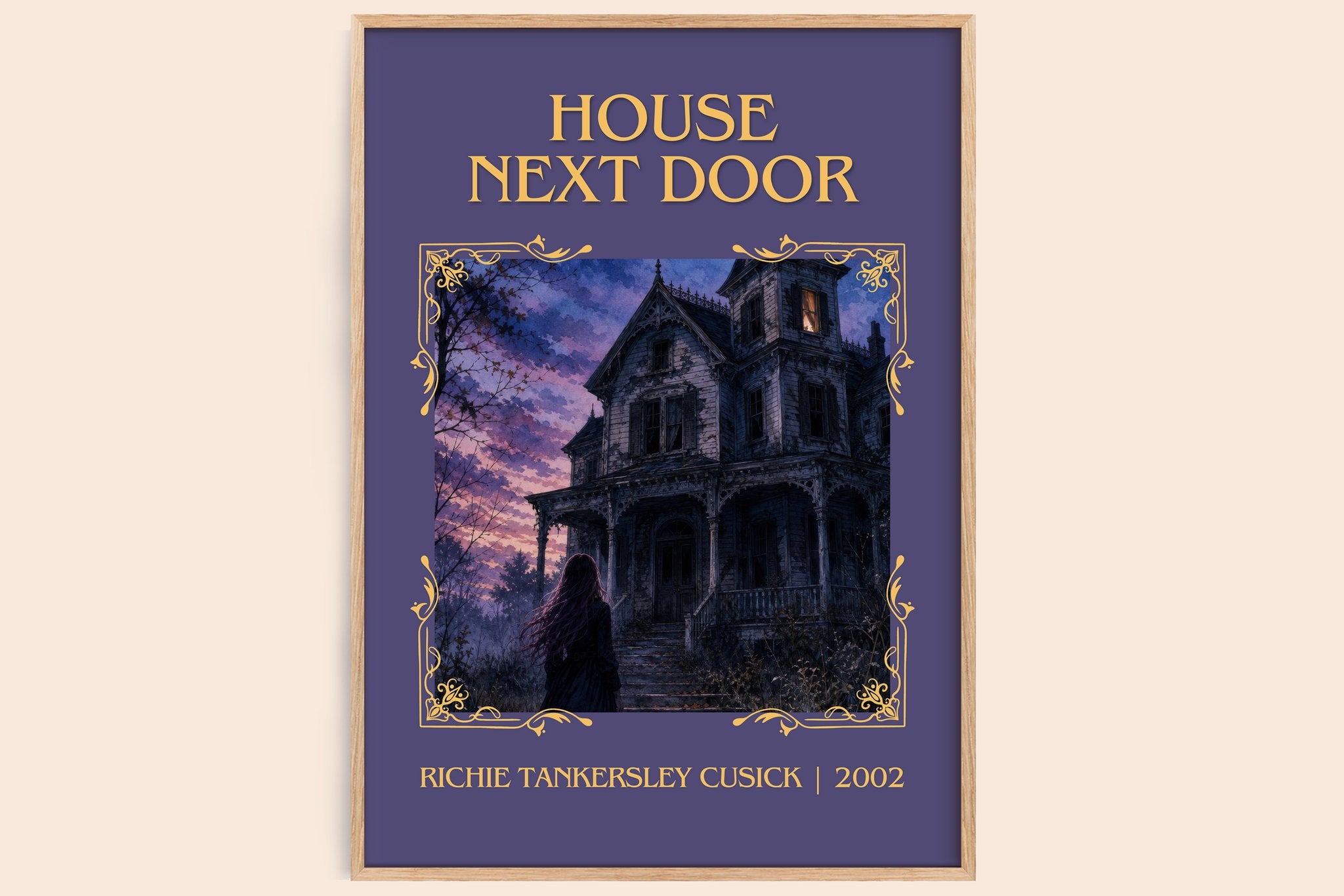 House Next Door Classic Book Art Print by Richie Tankersley Cusick