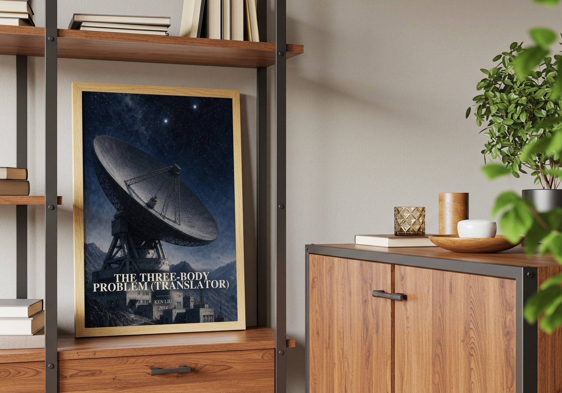 The Three-Body Problem (Translator) book watercolour illustration paper finish options – matte satin gloss