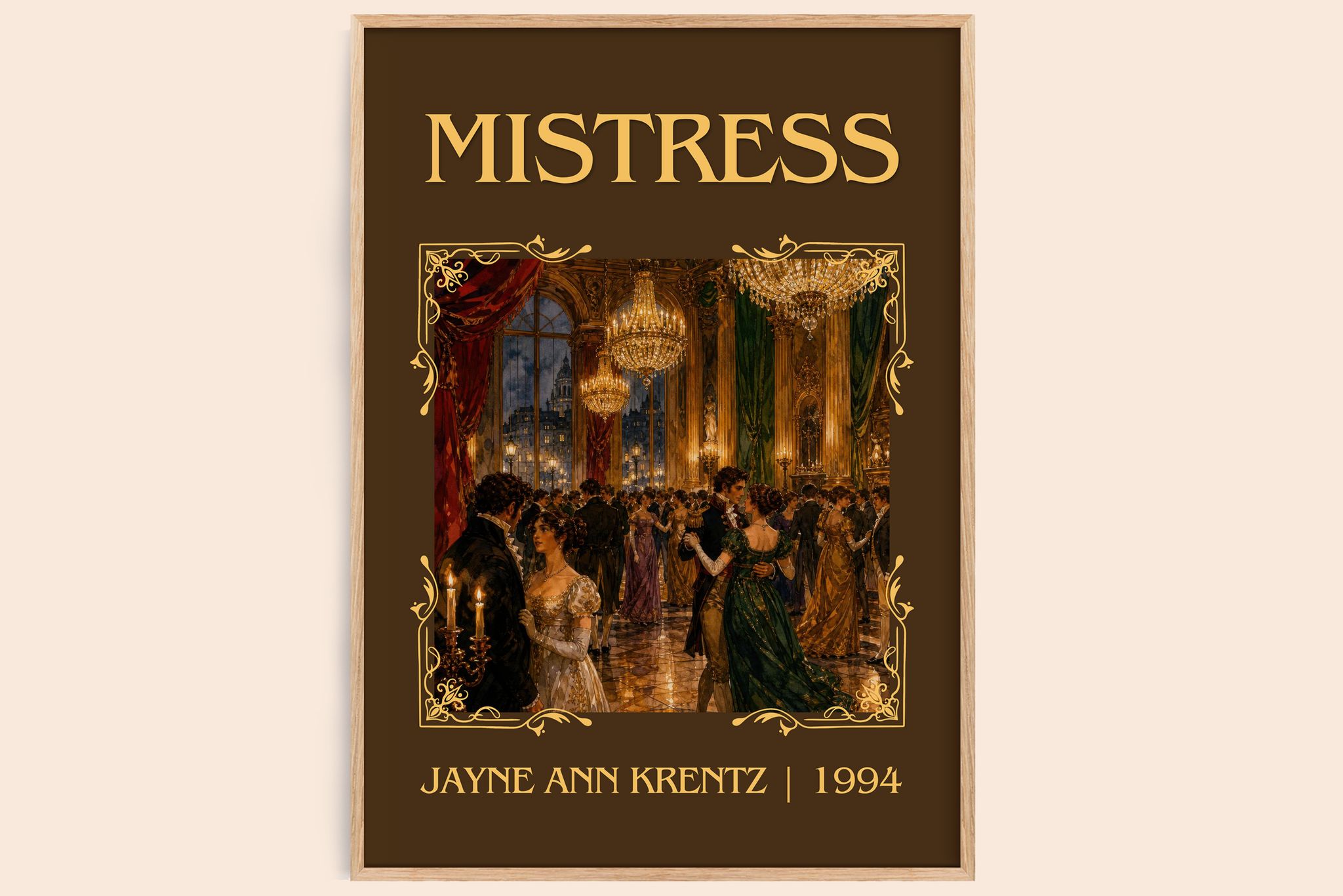 Mistress Classic Book Art Print by Jayne Ann Krentz