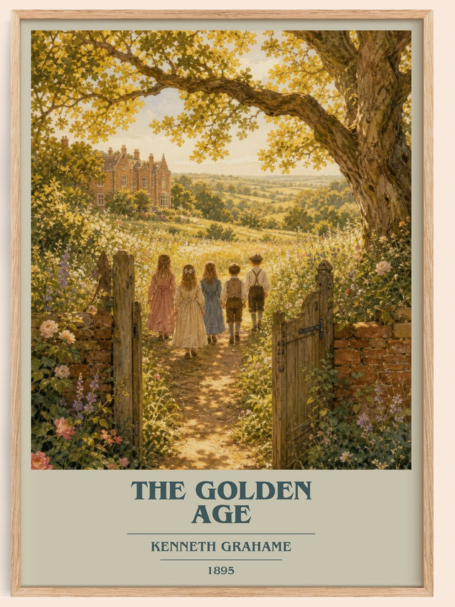The Golden Age Book Cover Poster by Kenneth Grahame