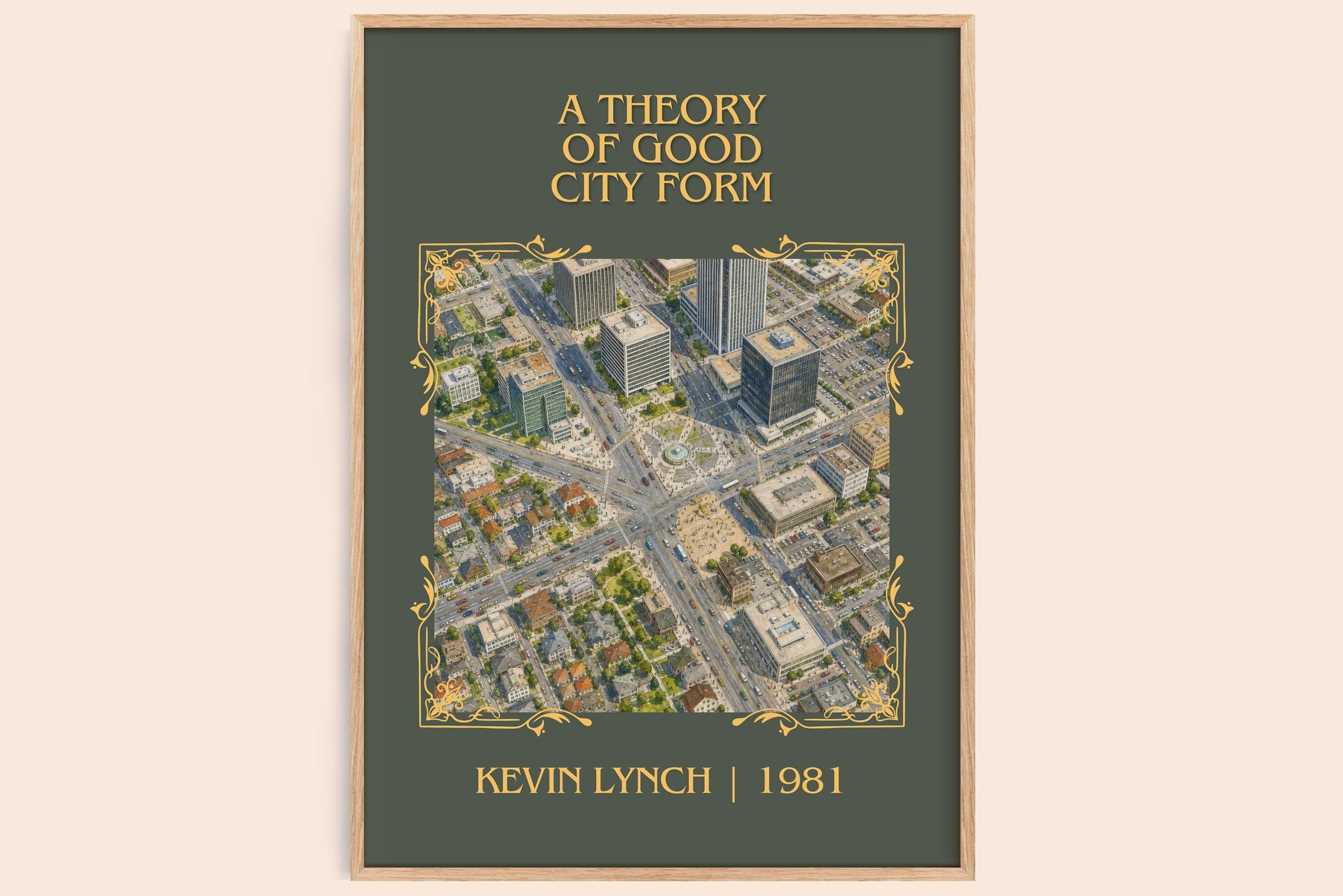 A Theory of Good City Form Classic Book Art Print by Kevin Lynch