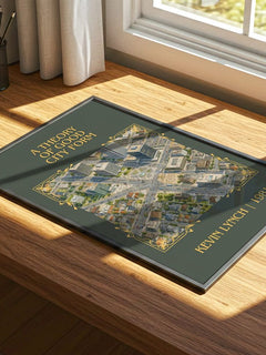 A Theory of Good City Form Classic Book Art Print by Kevin Lynch – print on a sunlit desk