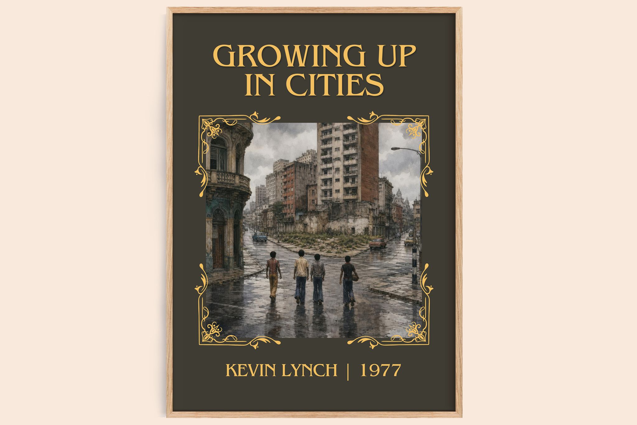 Growing up in cities Classic Book Art Print by Kevin Lynch
