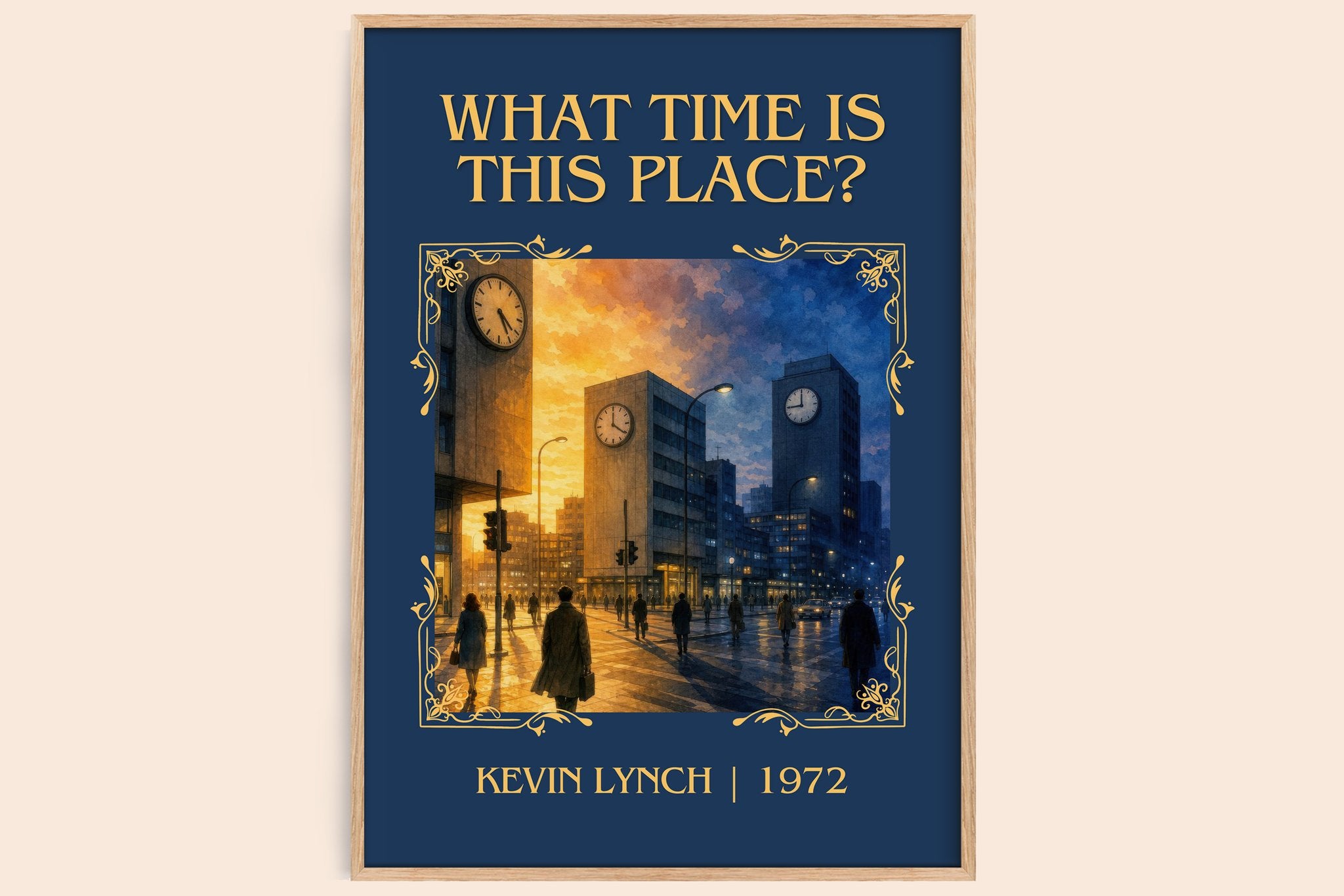 What Time is This Place? Classic Book Art Print by Kevin Lynch