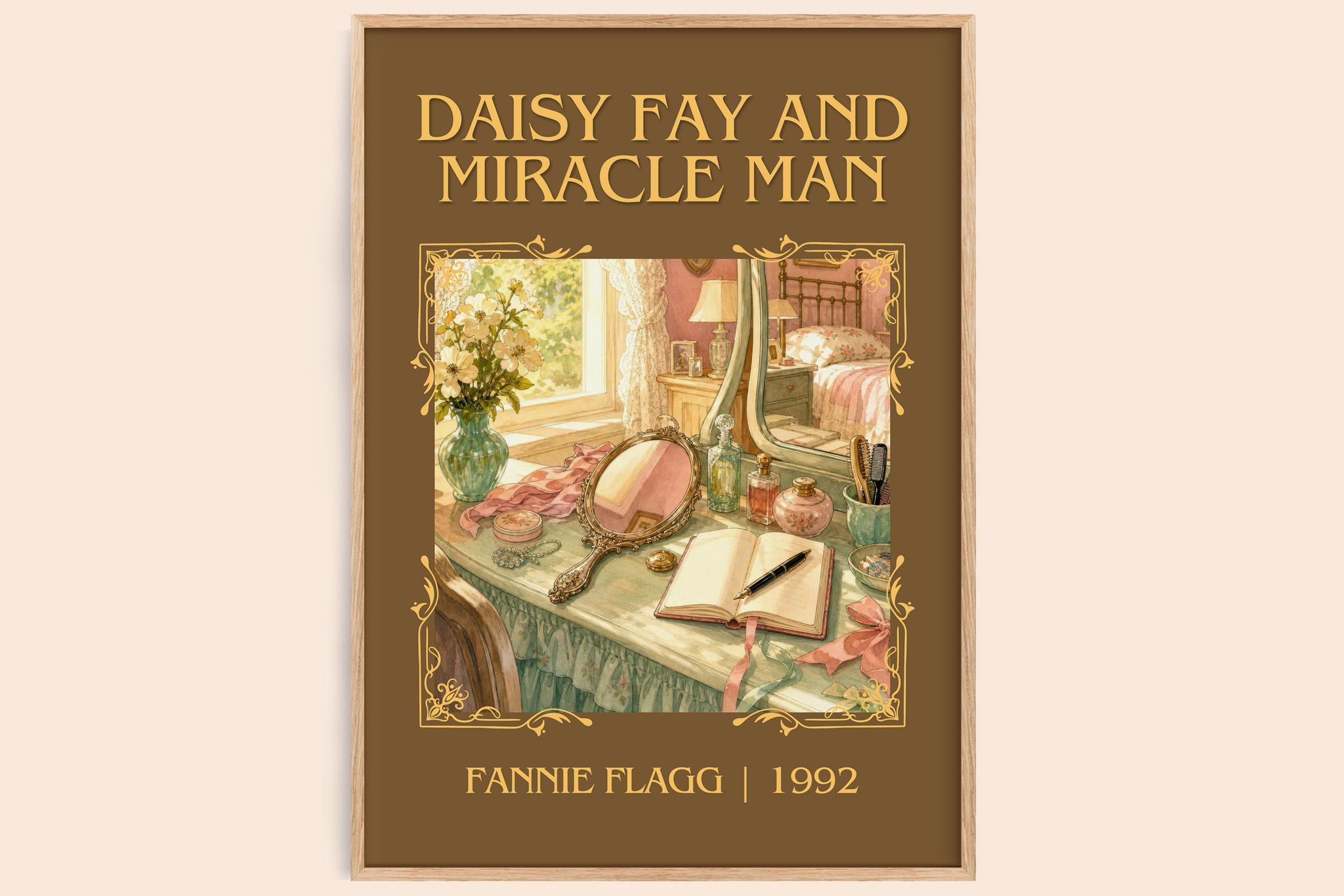 Daisy Fay and Miracle Man Classic Book Art Print by Fannie Flagg