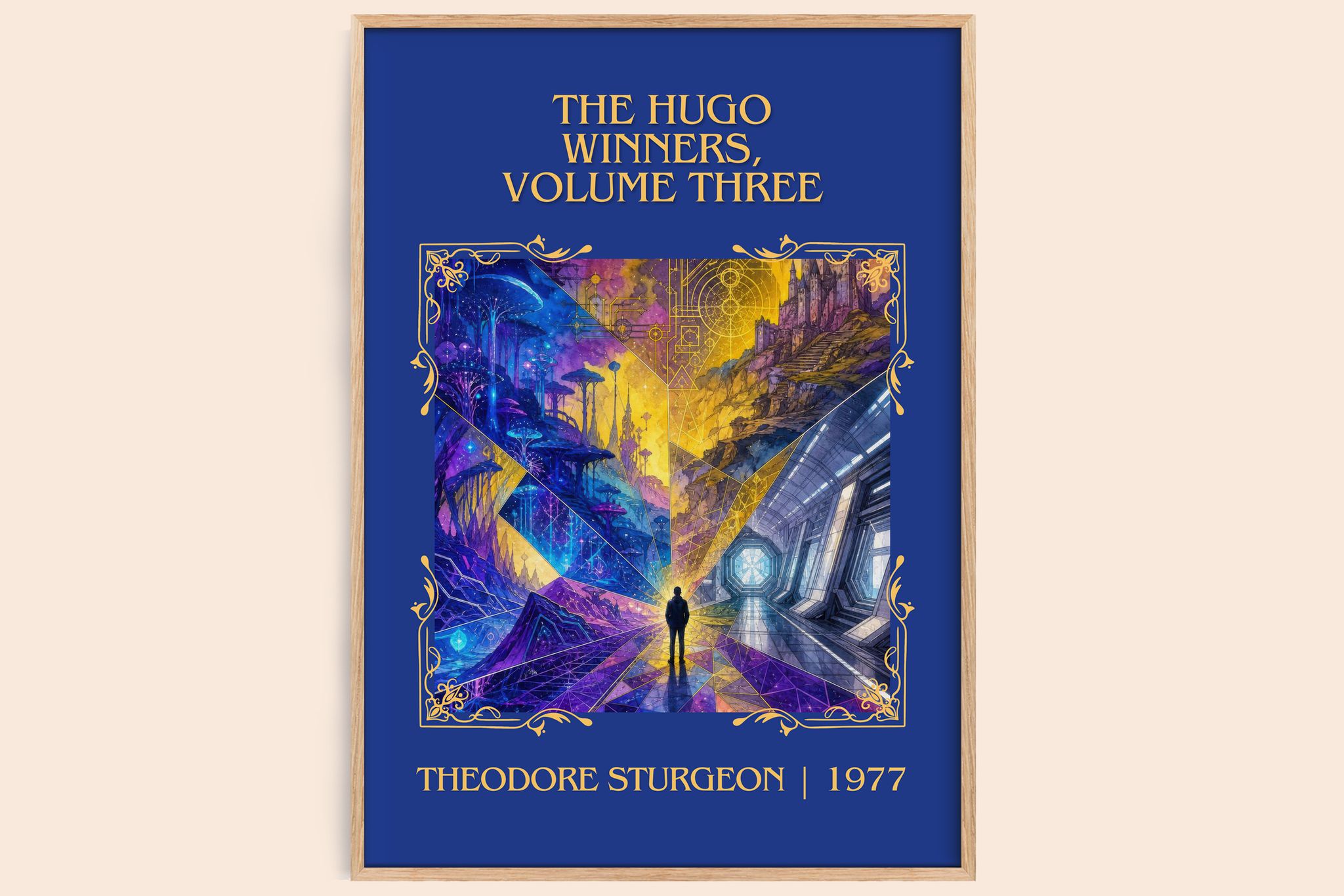Hugo Winners, Volume Three Classic Book Art Print by Theodore Sturgeon
