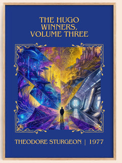Hugo Winners, Volume Three Classic Book Art Print by Theodore Sturgeon – book poster