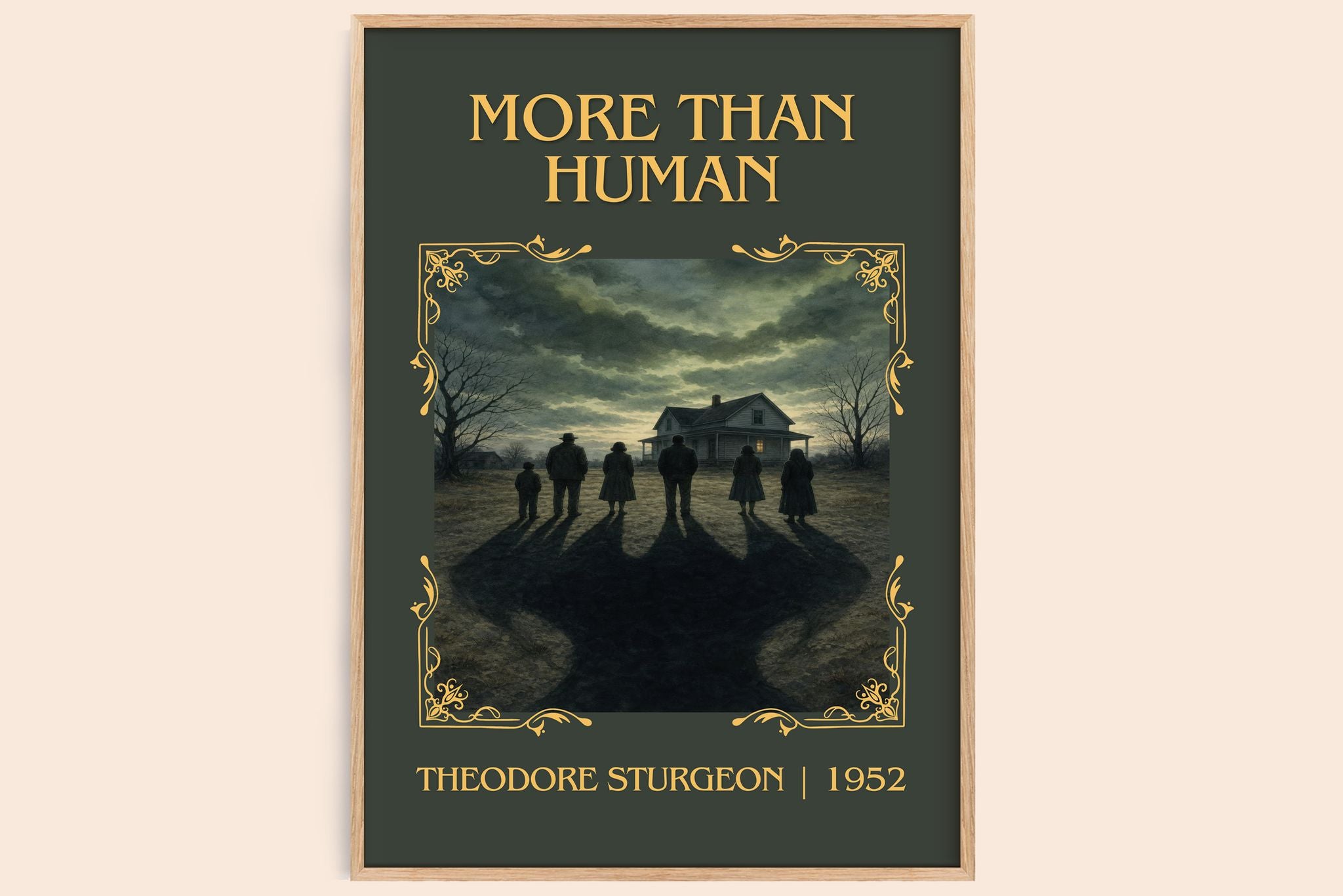 More Than Human Classic Book Art Print by Theodore Sturgeon