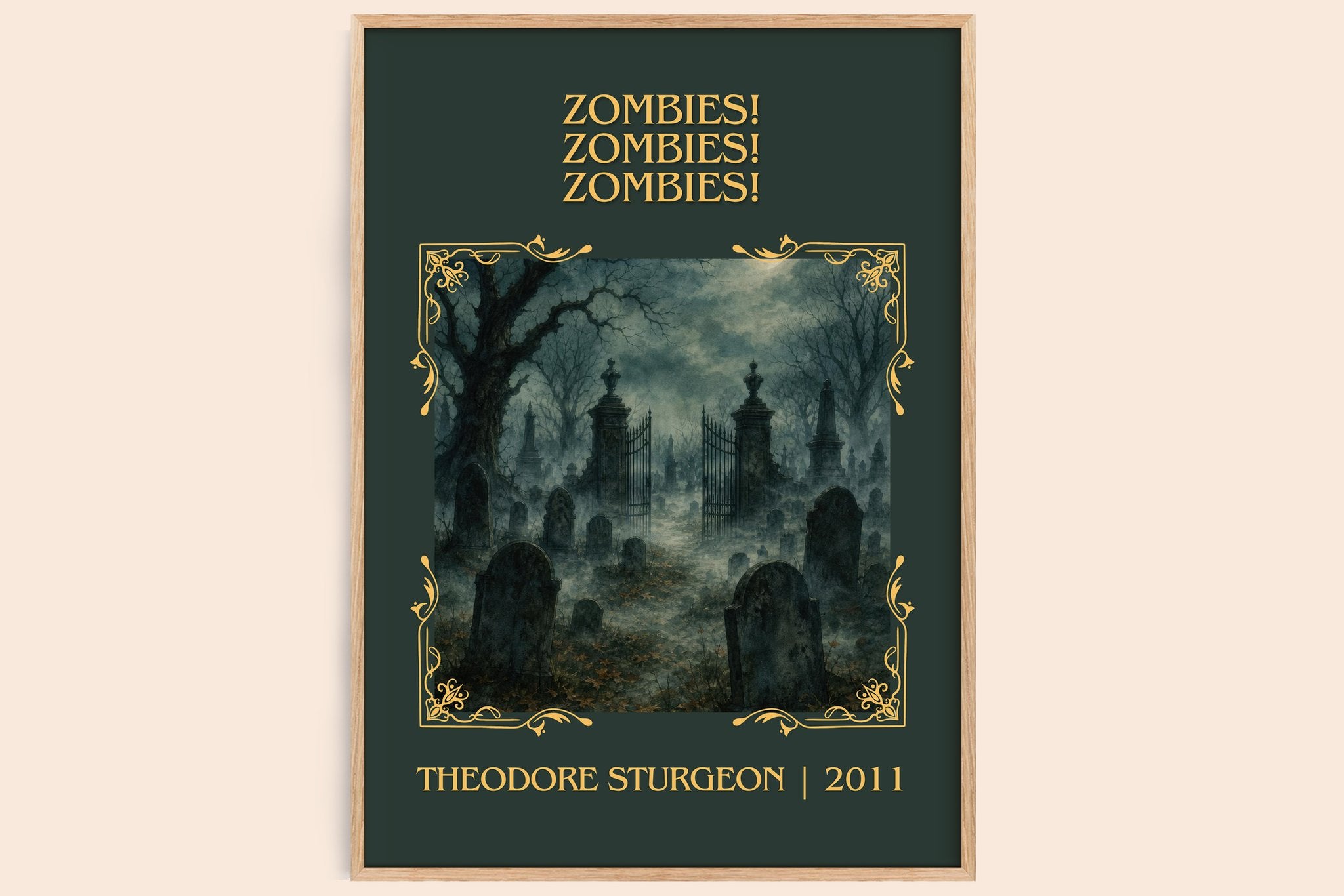 Zombies! Zombies! Zombies! Classic Book Art Print by Theodore Sturgeon