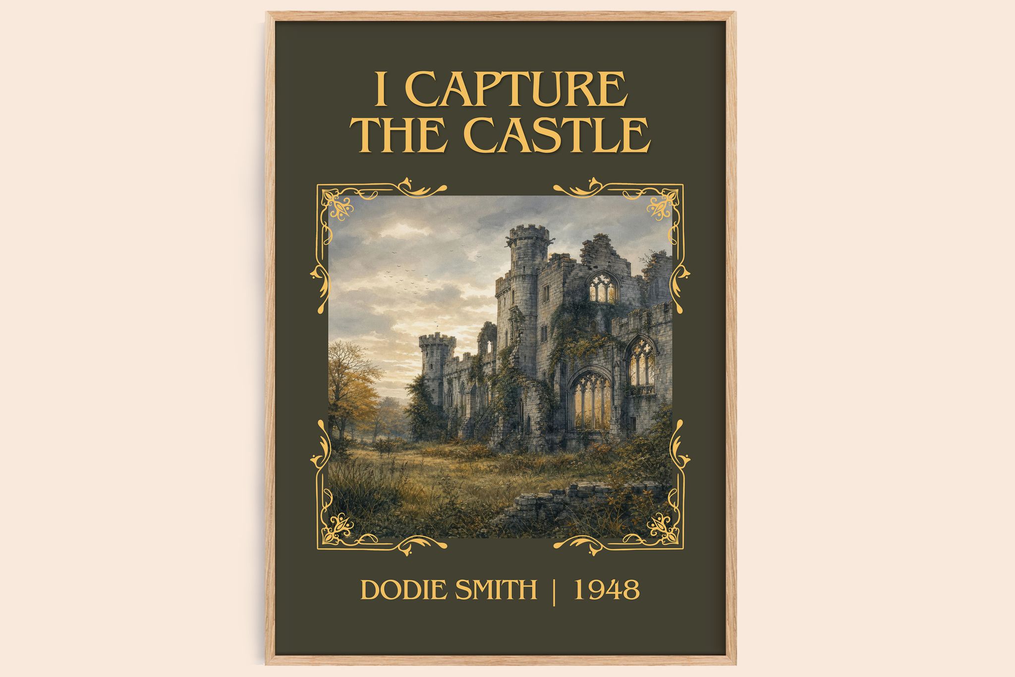I Capture the Castle Classic Book Art Print by Dodie Smith