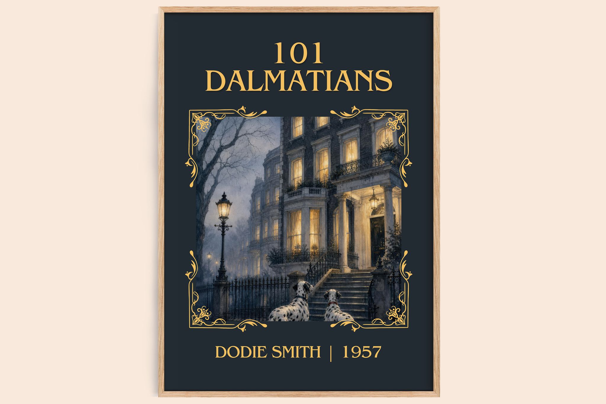 101 Dalmatians Classic Book Art Print by Dodie Smith