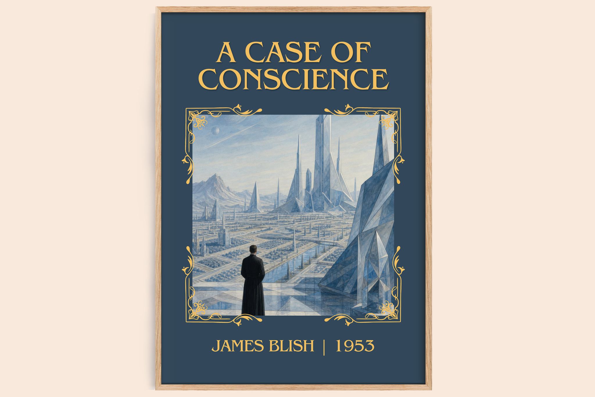 A Case of Conscience Classic Book Art Print by James Blish