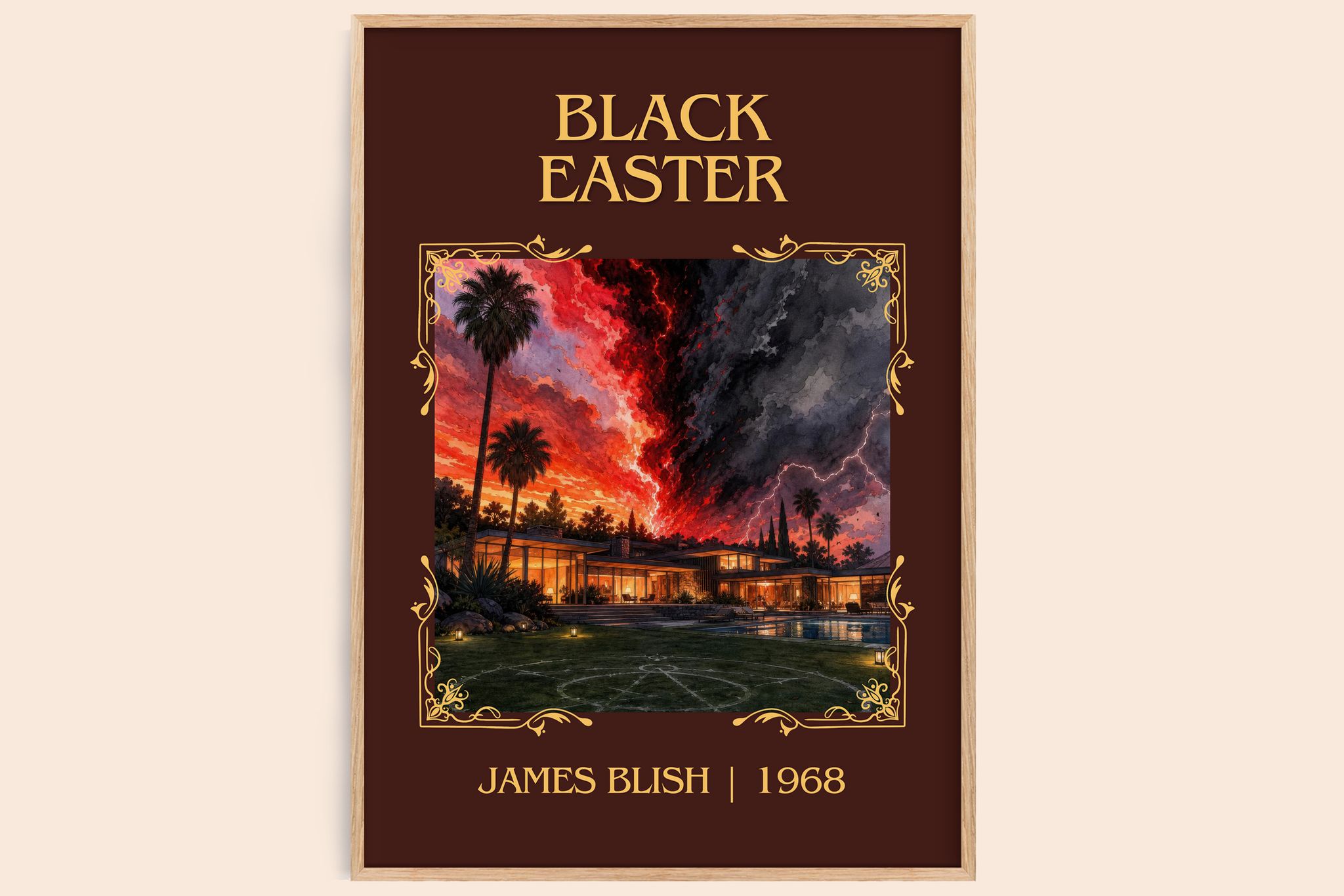 Black Easter Classic Book Art Print by James Blish