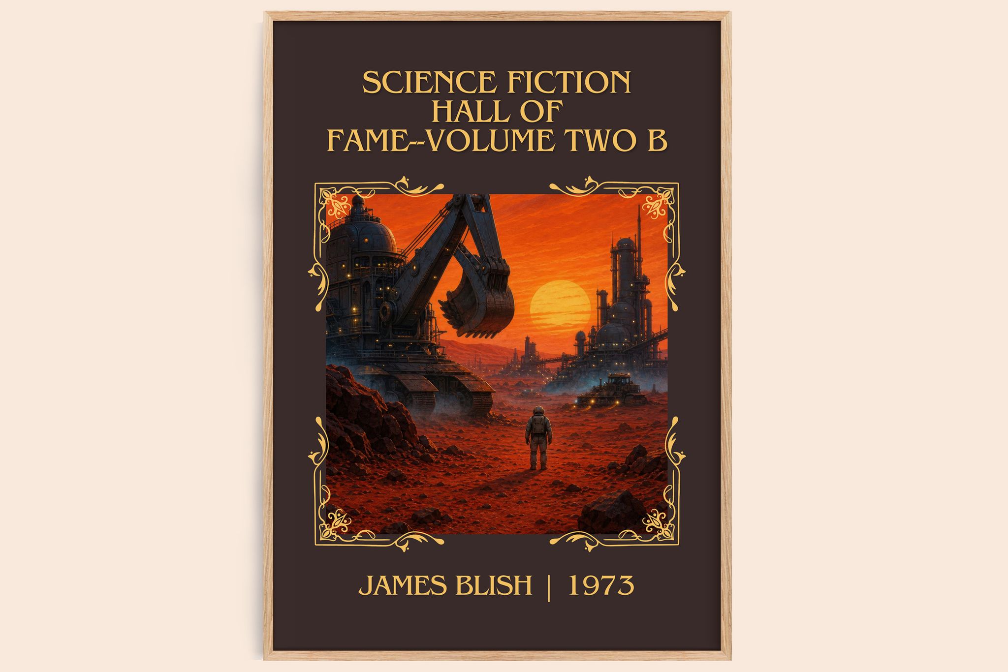 Science Fiction Hall of Fame--Volume Two B Classic Book Art Print by James Blish