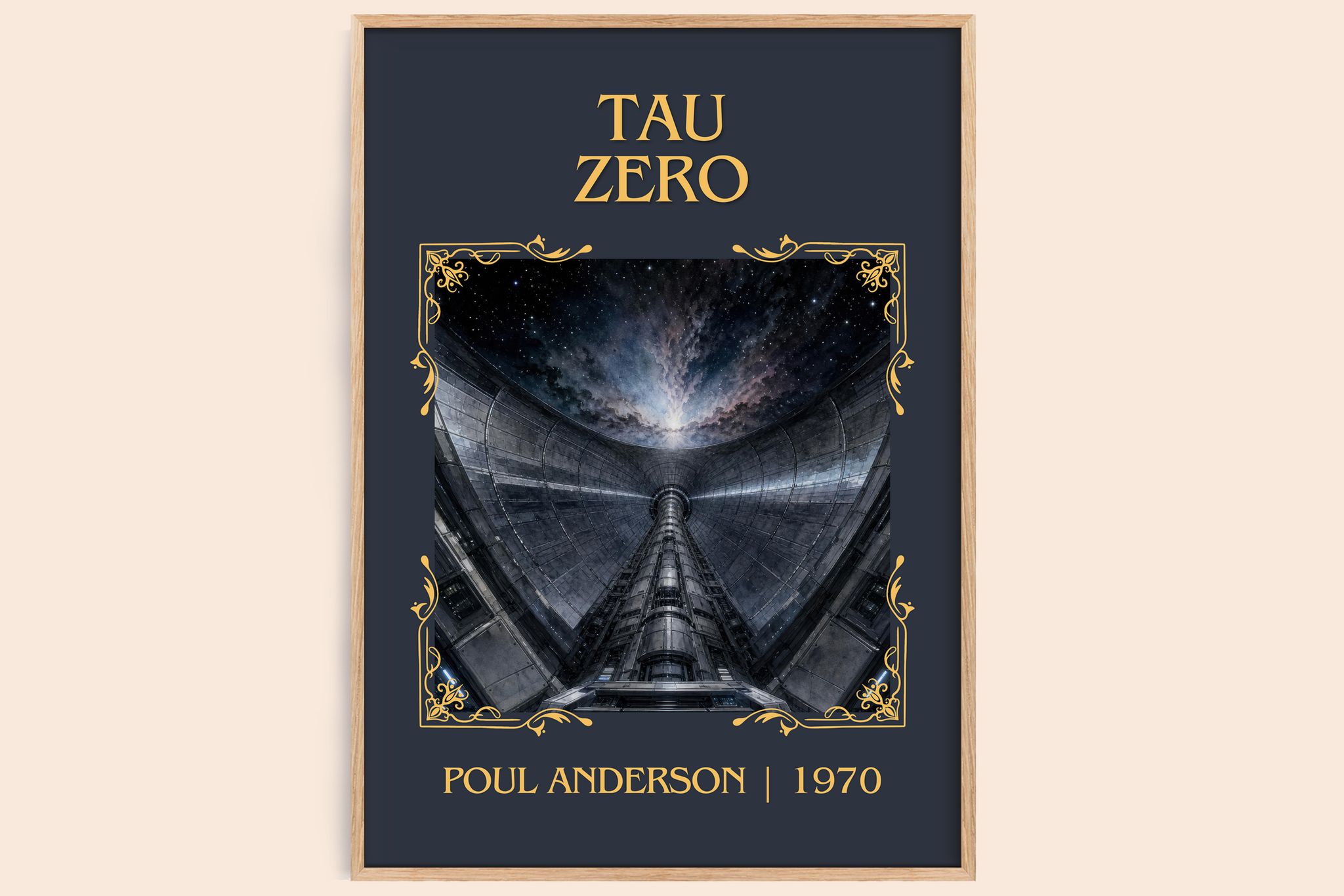 Tau Zero Classic Book Art Print by Poul Anderson