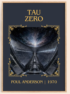 Tau Zero Classic Book Art Print by Poul Anderson – book poster