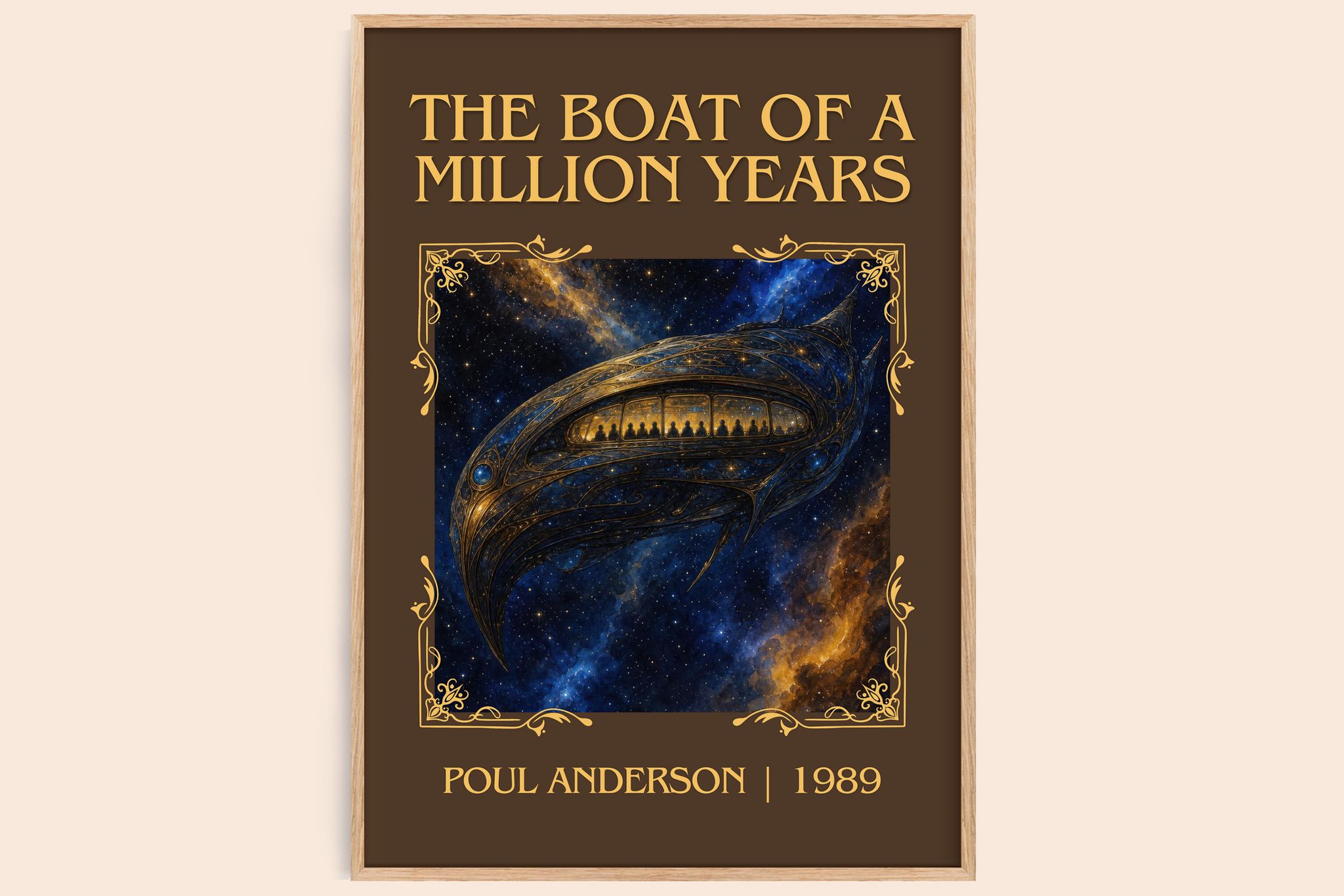 The boat of a million years Classic Book Art Print by Poul Anderson