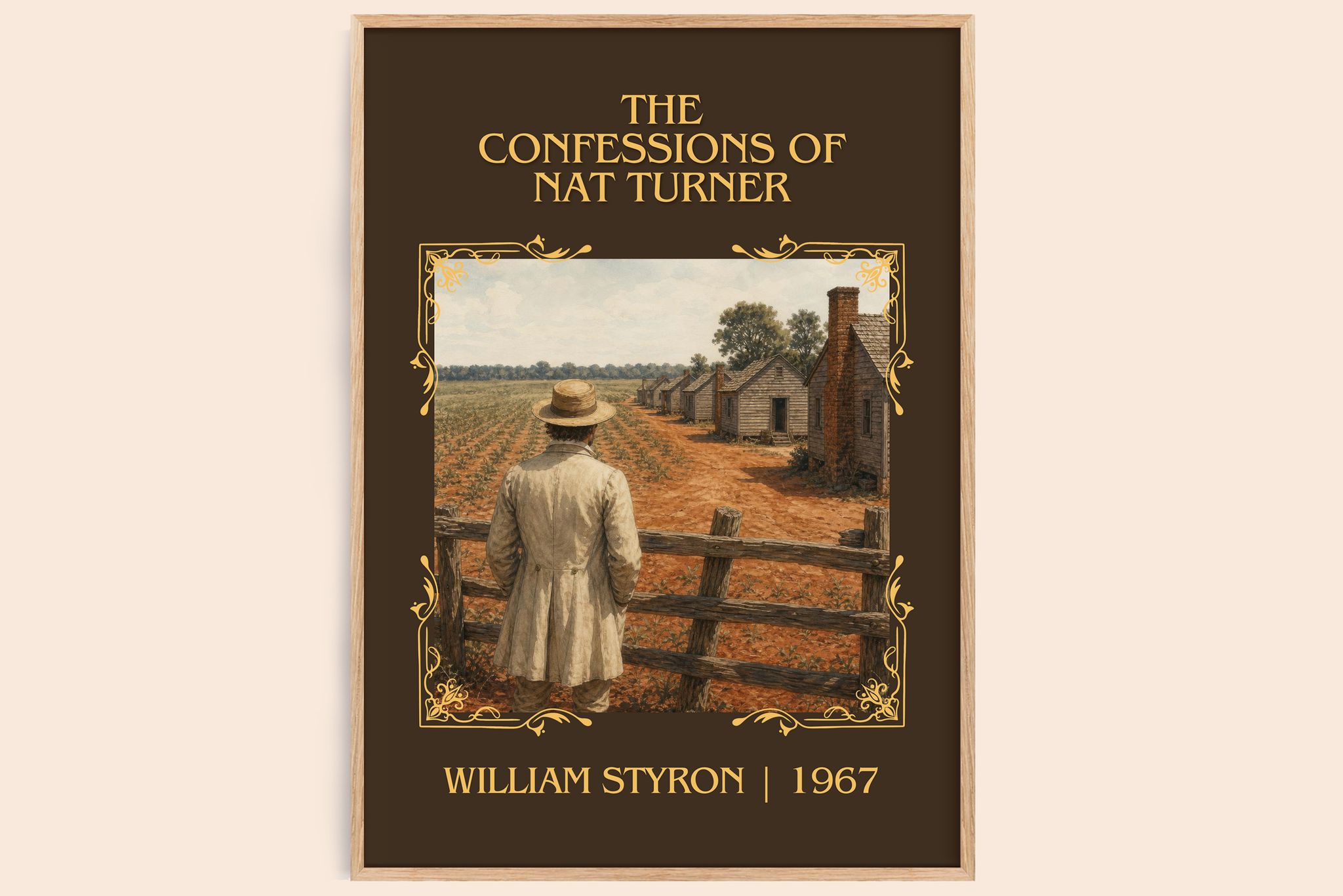 The Confessions of Nat Turner Classic Book Art Print by William Styron