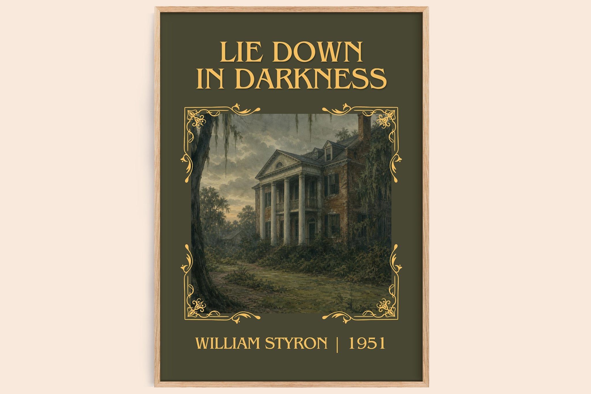 Lie down in Darkness Classic Book Art Print by William Styron