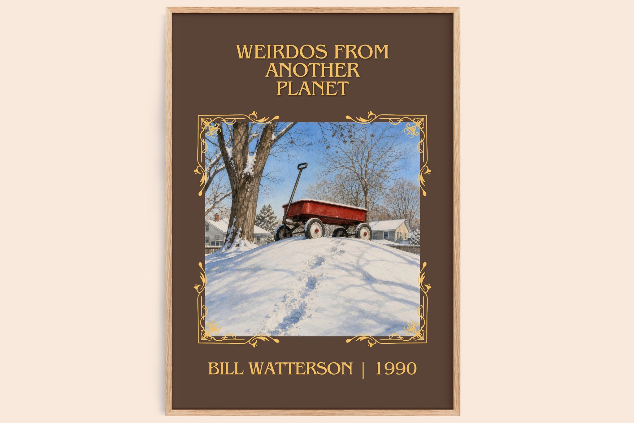 Weirdos from Another Planet Classic Book Art Print by Bill Watterson