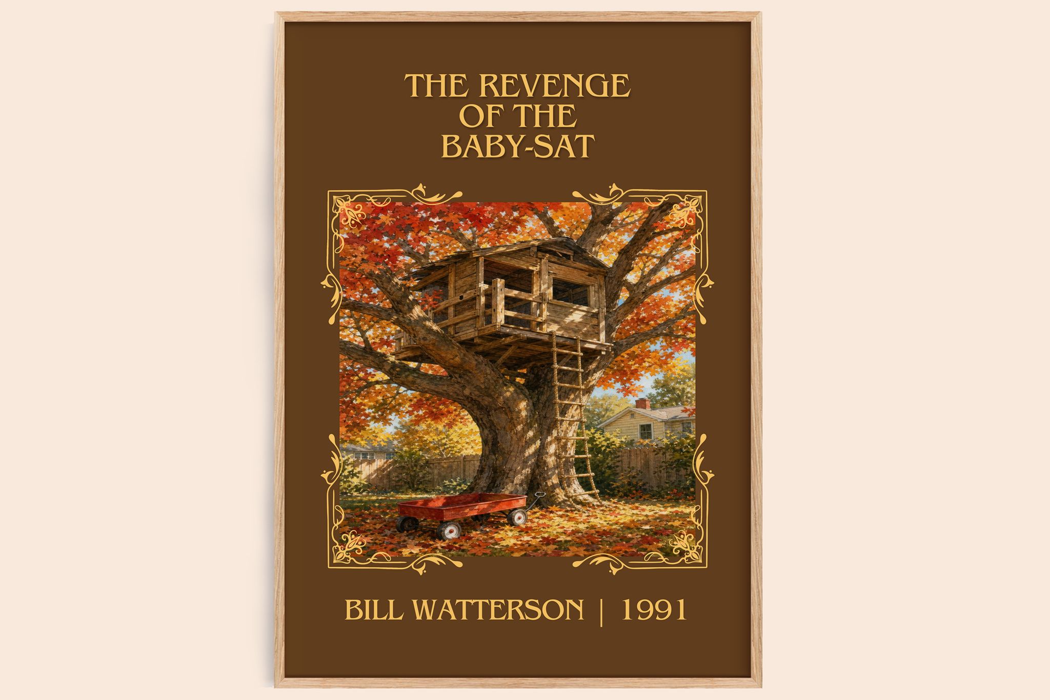 The revenge of the baby-sat Classic Book Art Print by Bill Watterson