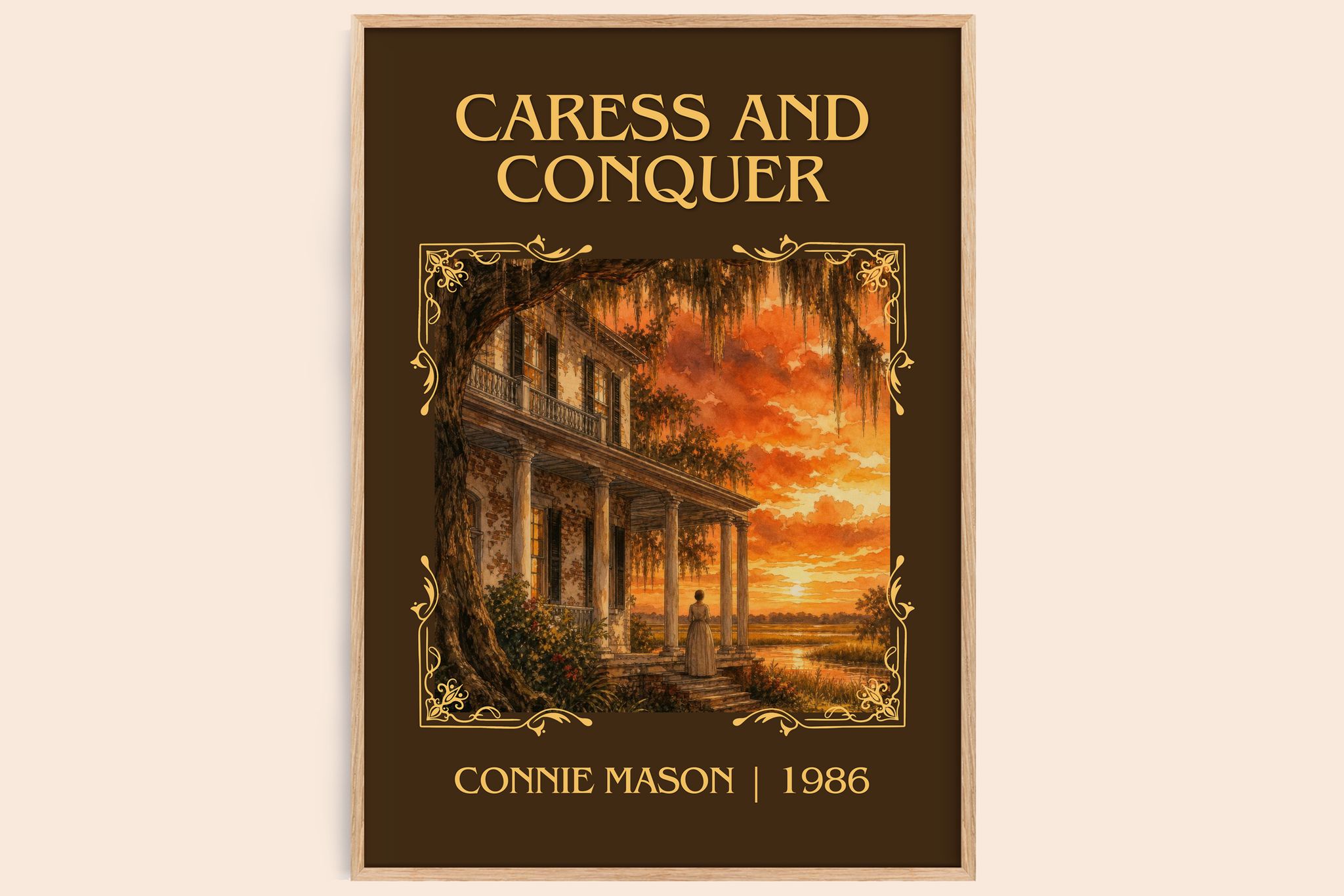 Caress and Conquer Classic Book Art Print by Connie Mason