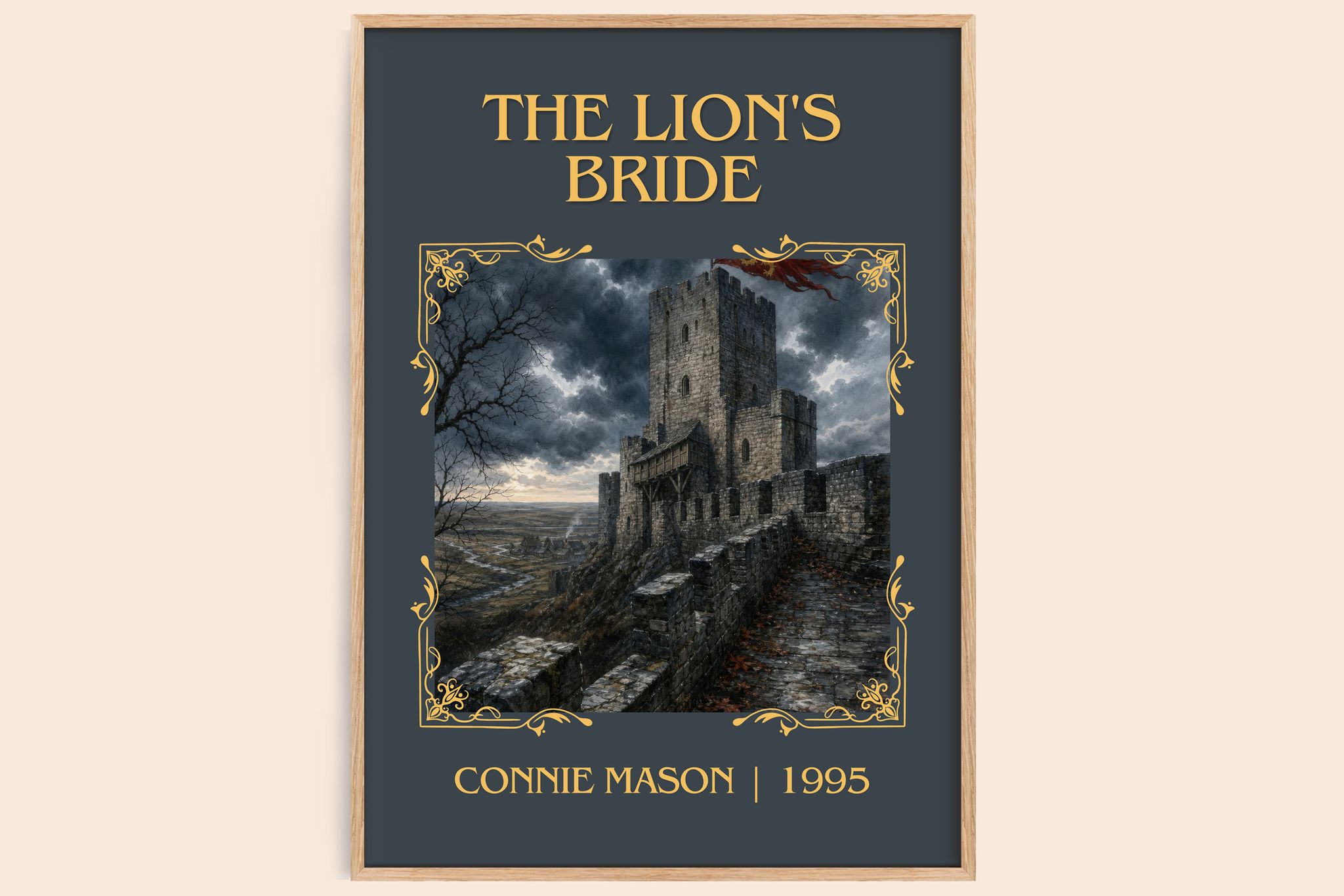 The Lion's Bride Classic Book Art Print by Connie Mason