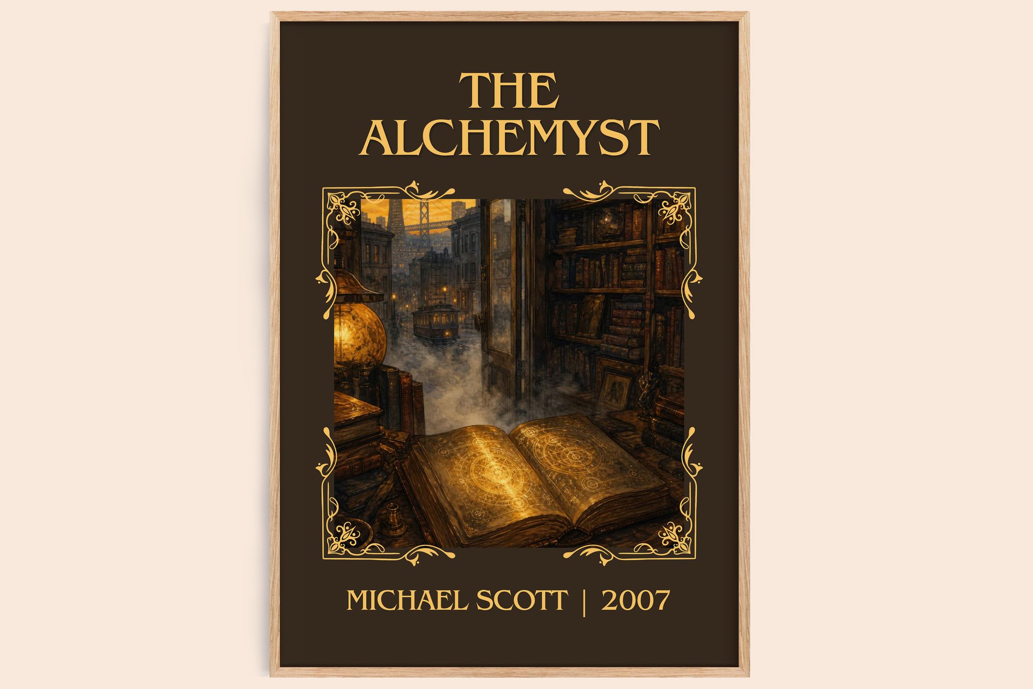 The Alchemyst Classic Book Art Print by Michael Scott
