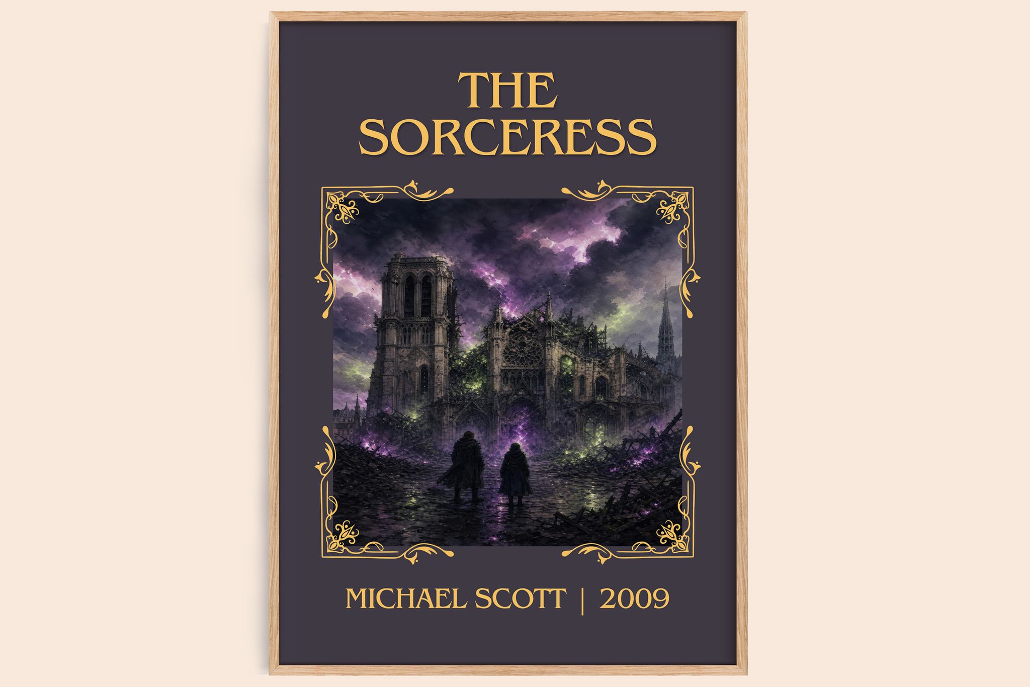 The sorceress Classic Book Art Print by Michael Scott